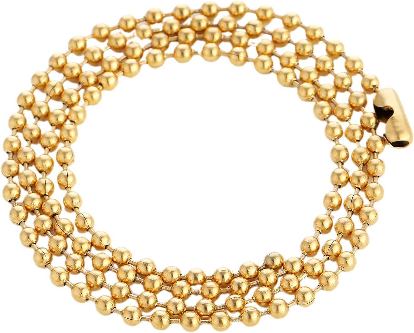 Detalle 2 de DonDon Collier chaîne à boules 60 cm