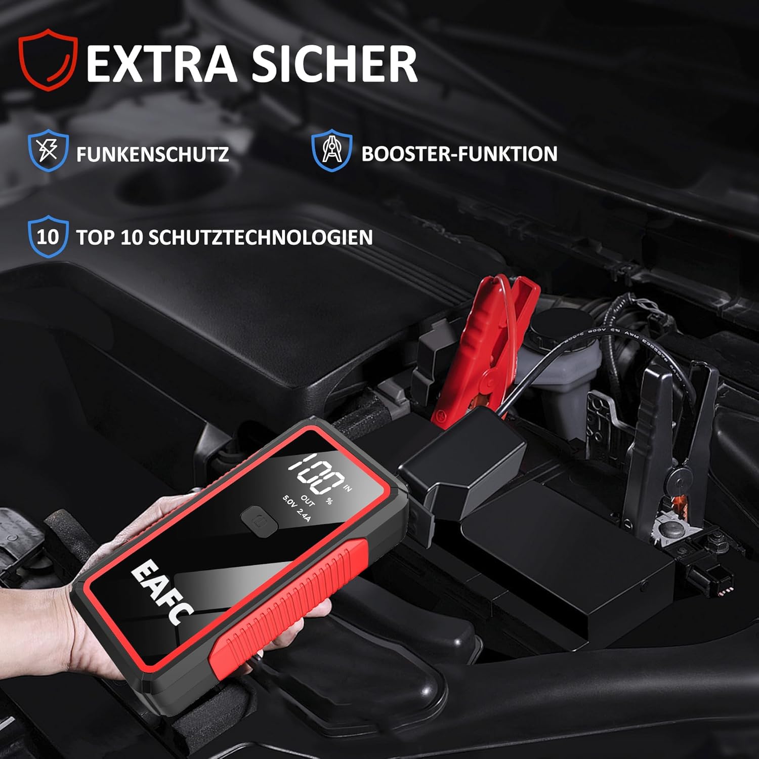 Detalle 2 de EAFC EAFC 5000A jump starter 2000A