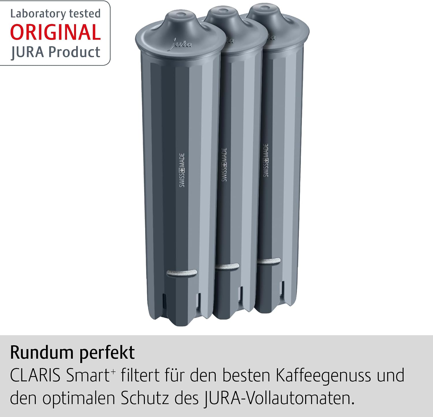 Detalle de JURA Claris Smart+ 24232 – wkłady filtrujące do ekspresów, zestaw 3 szt.