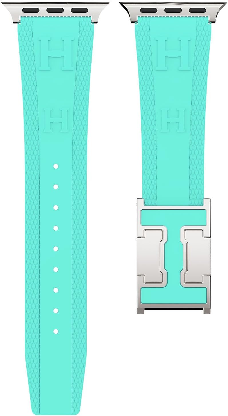 Thumbnail 5 de Sport Silicone Strap for Apple Watch with H‑Shaped Magnetic Buckle (49mm/46mm/45mm/44mm/42mm/41mm/40mm/38mm) – Luxurious Replacement Band