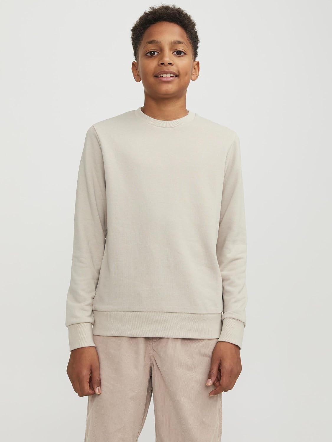 Detalle 2 de Jack & Jones Junior Jjebradley Sweat Crew NOOS: felpa garzata con girocollo