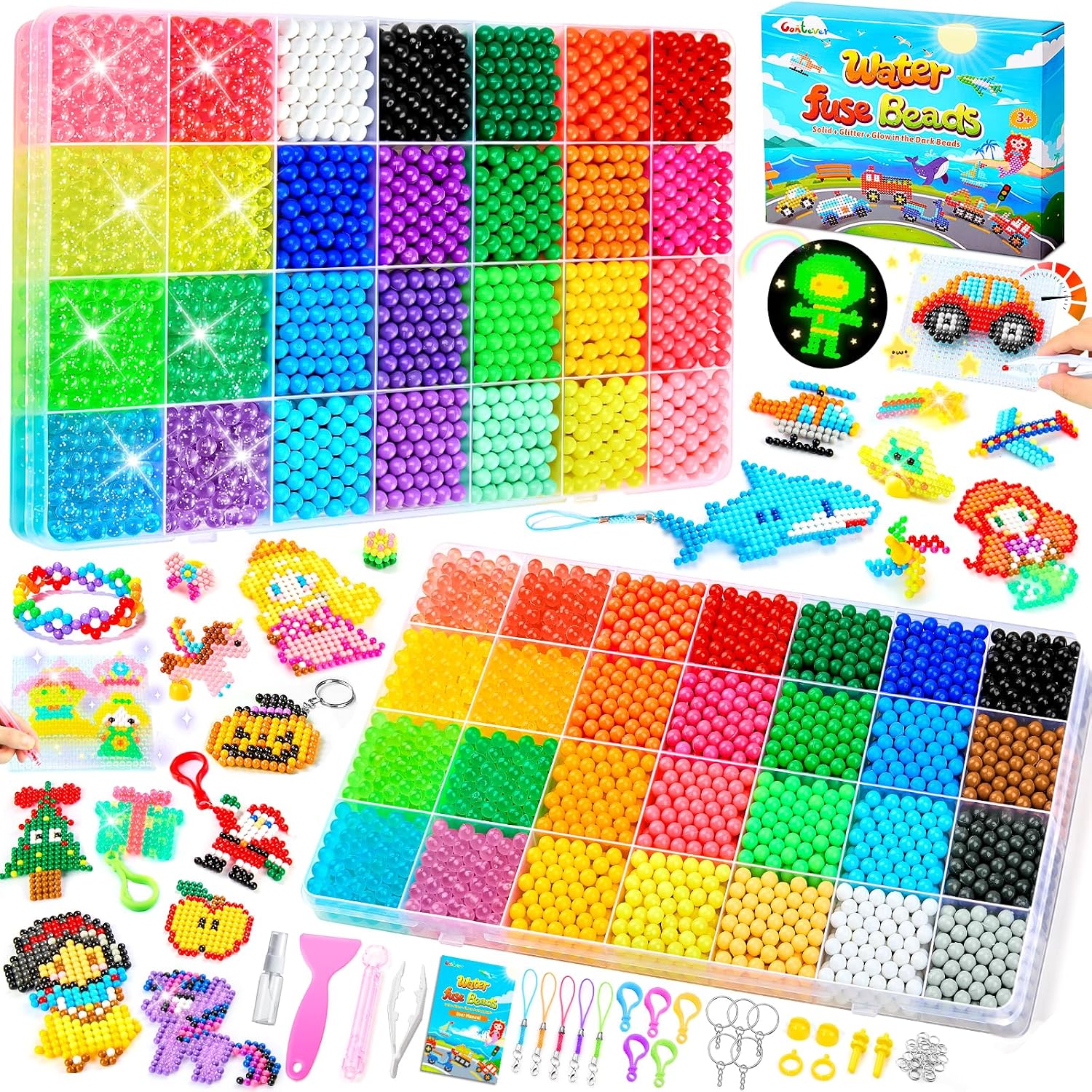 Detalle de Contever Wasserperlen Starter Set 41 Farben
