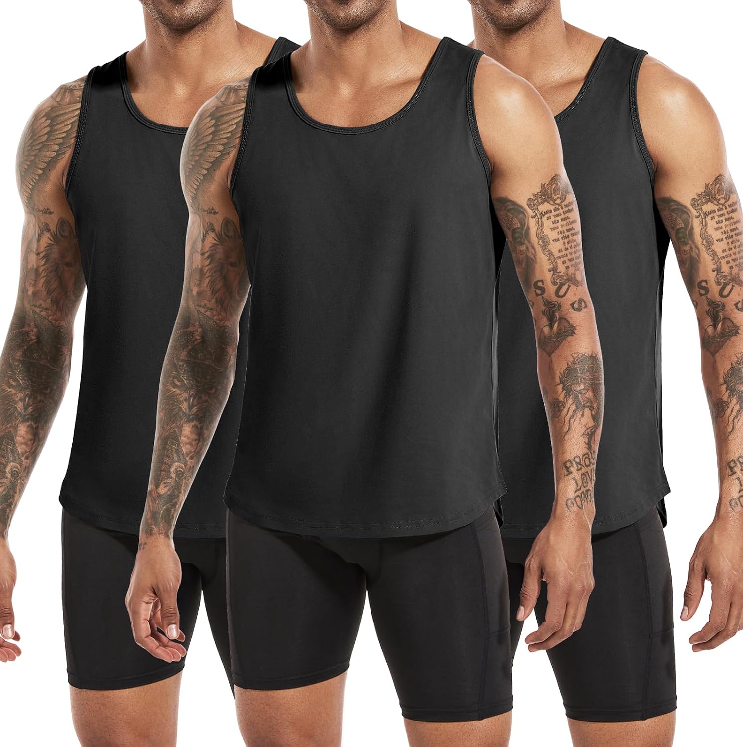 Detalle de Boyzn Cotton Gym Tank Tops 3 Pack