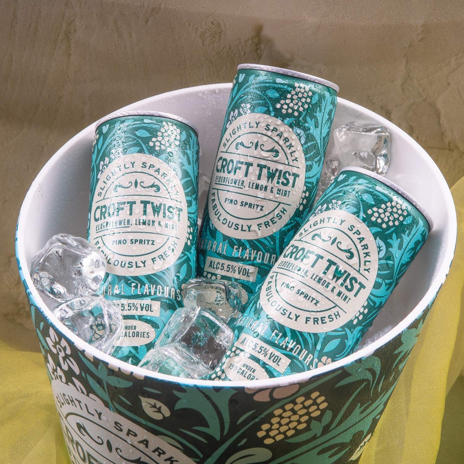 Detalle 2 de Croft Twist Fino Spritz 🍹 Pack de 12 Latas 250ml