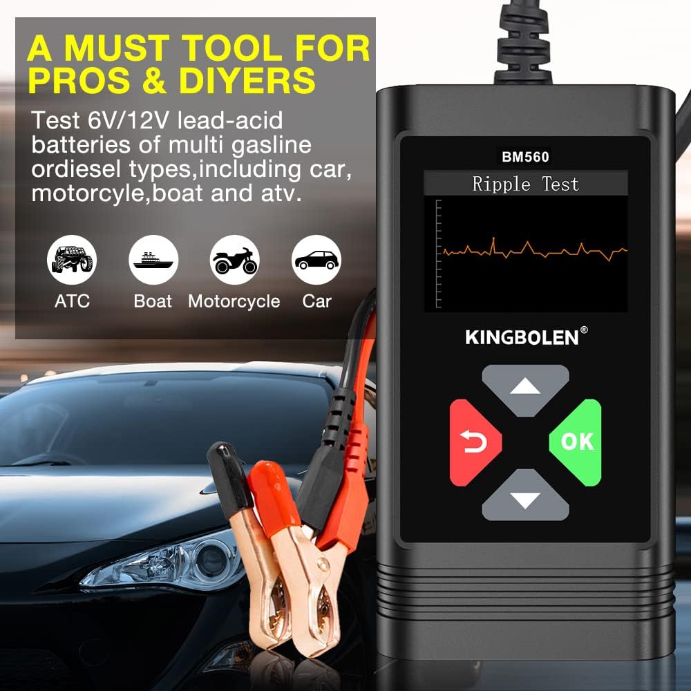 Thumbnail 6 de KINGBOLEN BM560 tester batteria 6V 12V