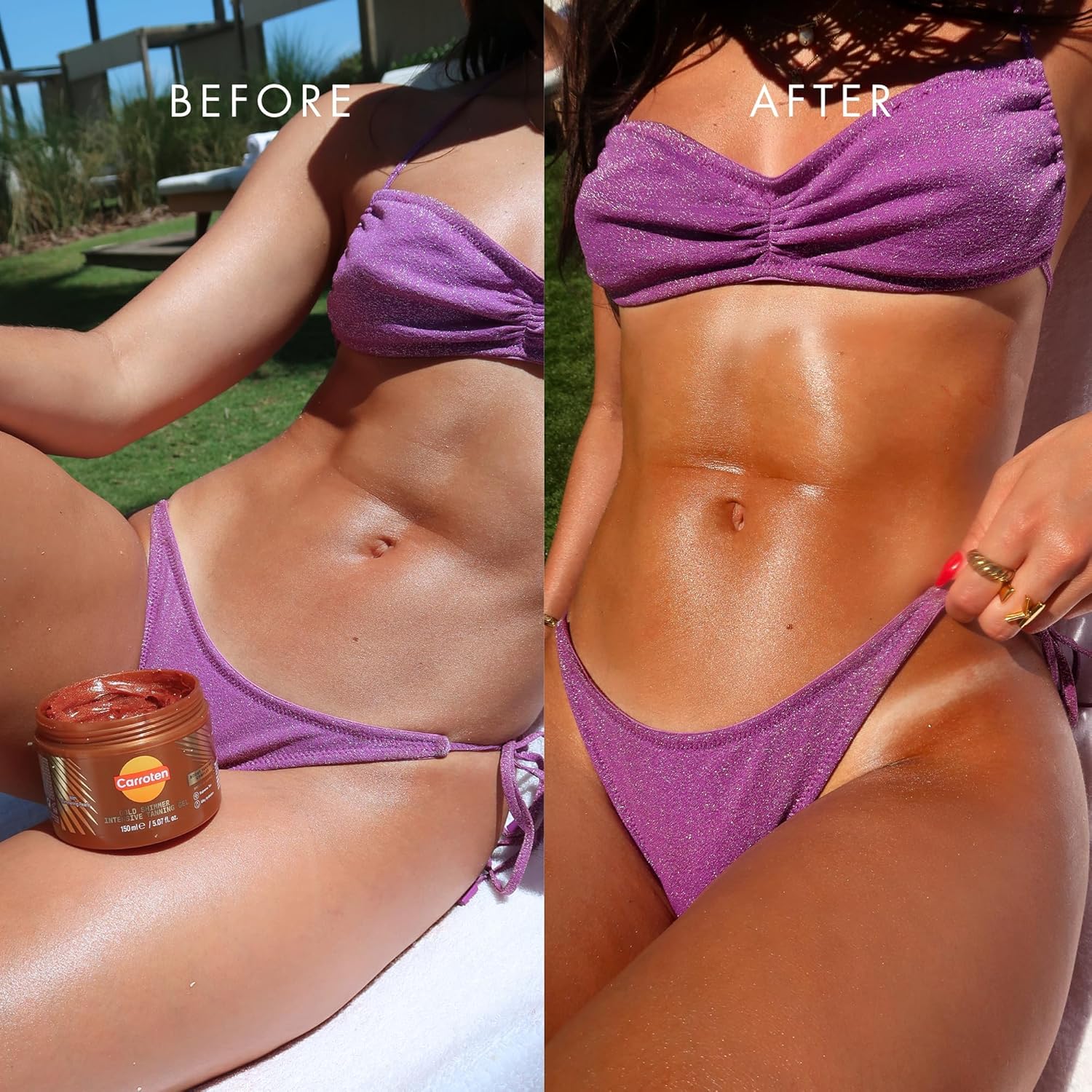 Detalle 2 de Carroten Gold 5 Fl Oz Tanning Gel