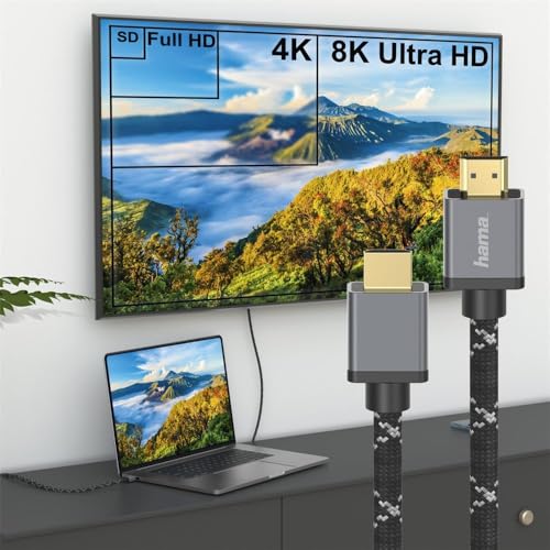 Thumbnail 4 de Hama Cable HDMI Ultra High Speed 8K 2 m