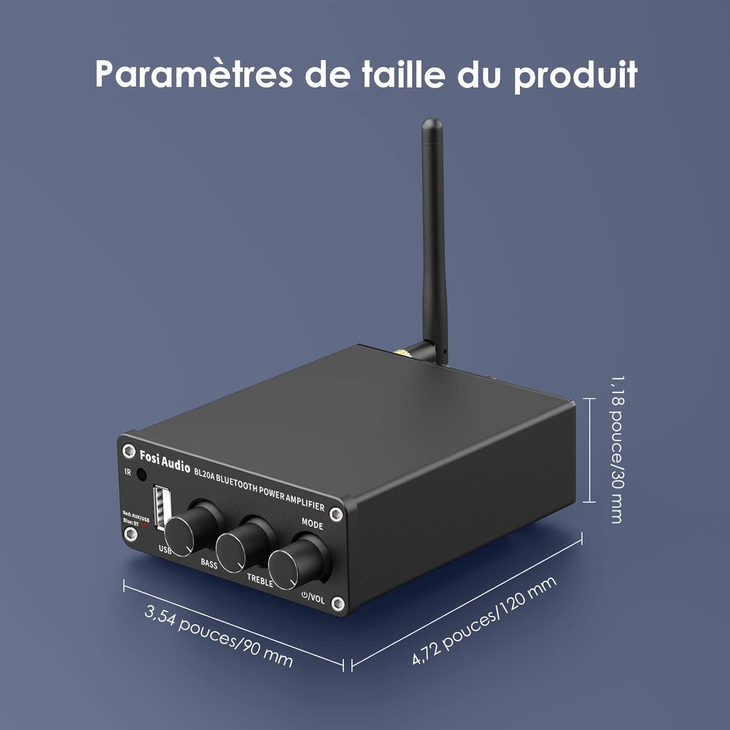 Thumbnail 5 de Fosi BL20A ampliateur audio 200 W ⚙️