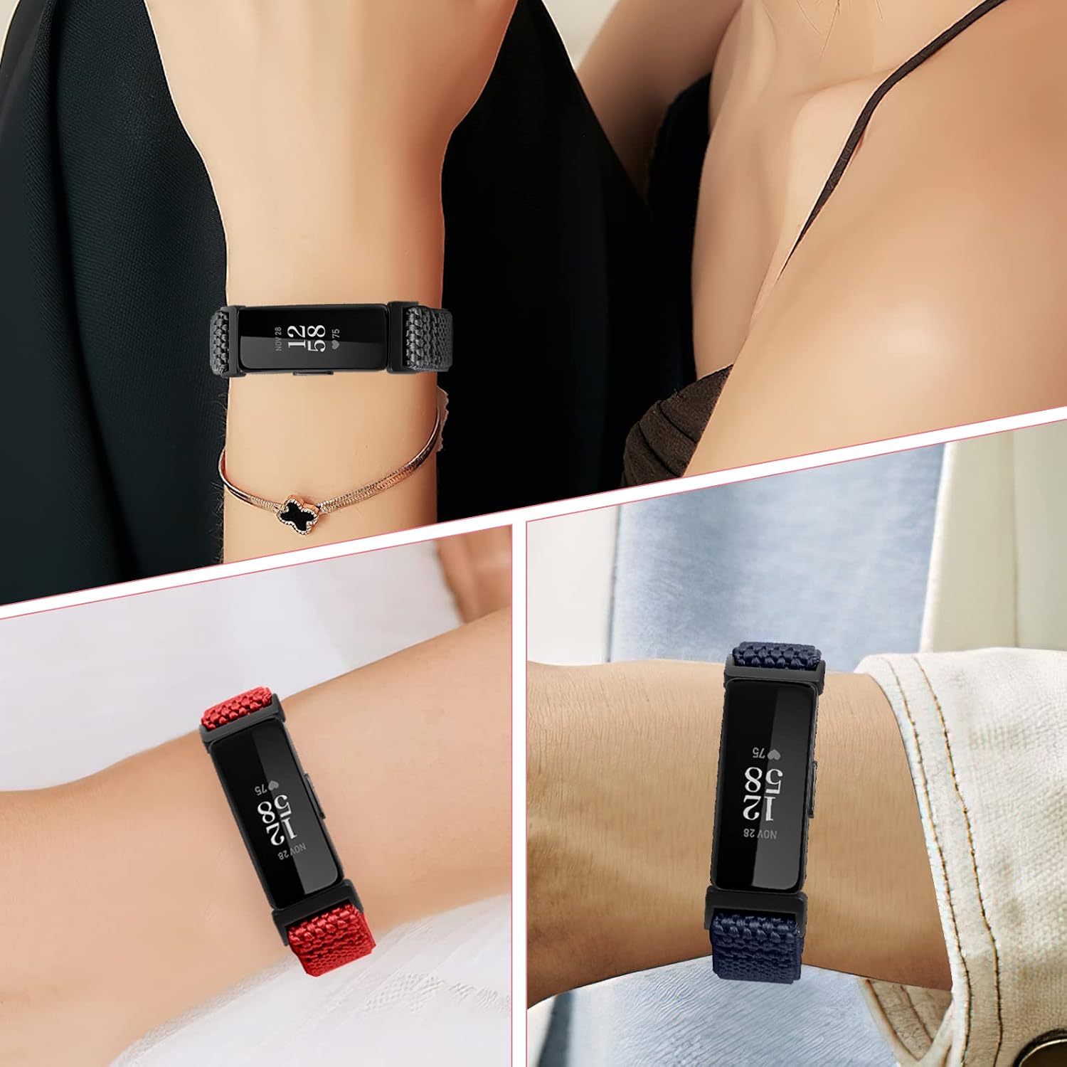Thumbnail 4 de SHIJZWD Adjustable Elastic Strap for Fitbit Inspire 3