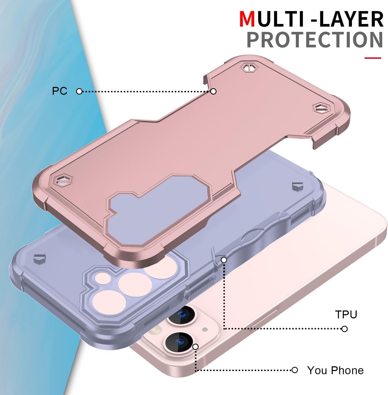Thumbnail 6 de Asuwish Hybrid Rugged Case with Tempered Glass Screen Protector for Samsung Galaxy S24 FE 5G