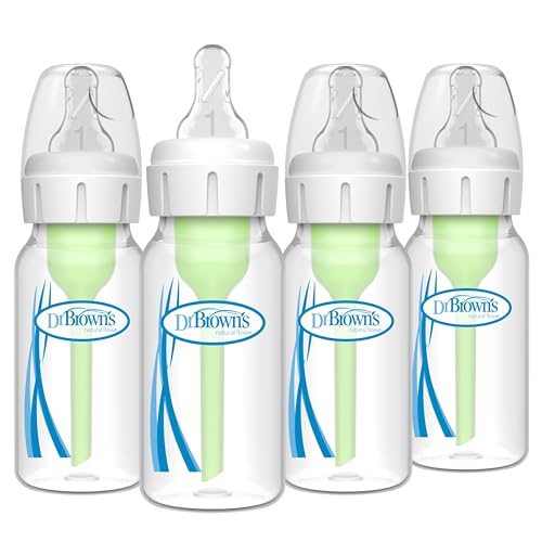 Dr. Brown's Anti-Colic Options+ Narrow Baby Bottle 4 oz — 4-Pack