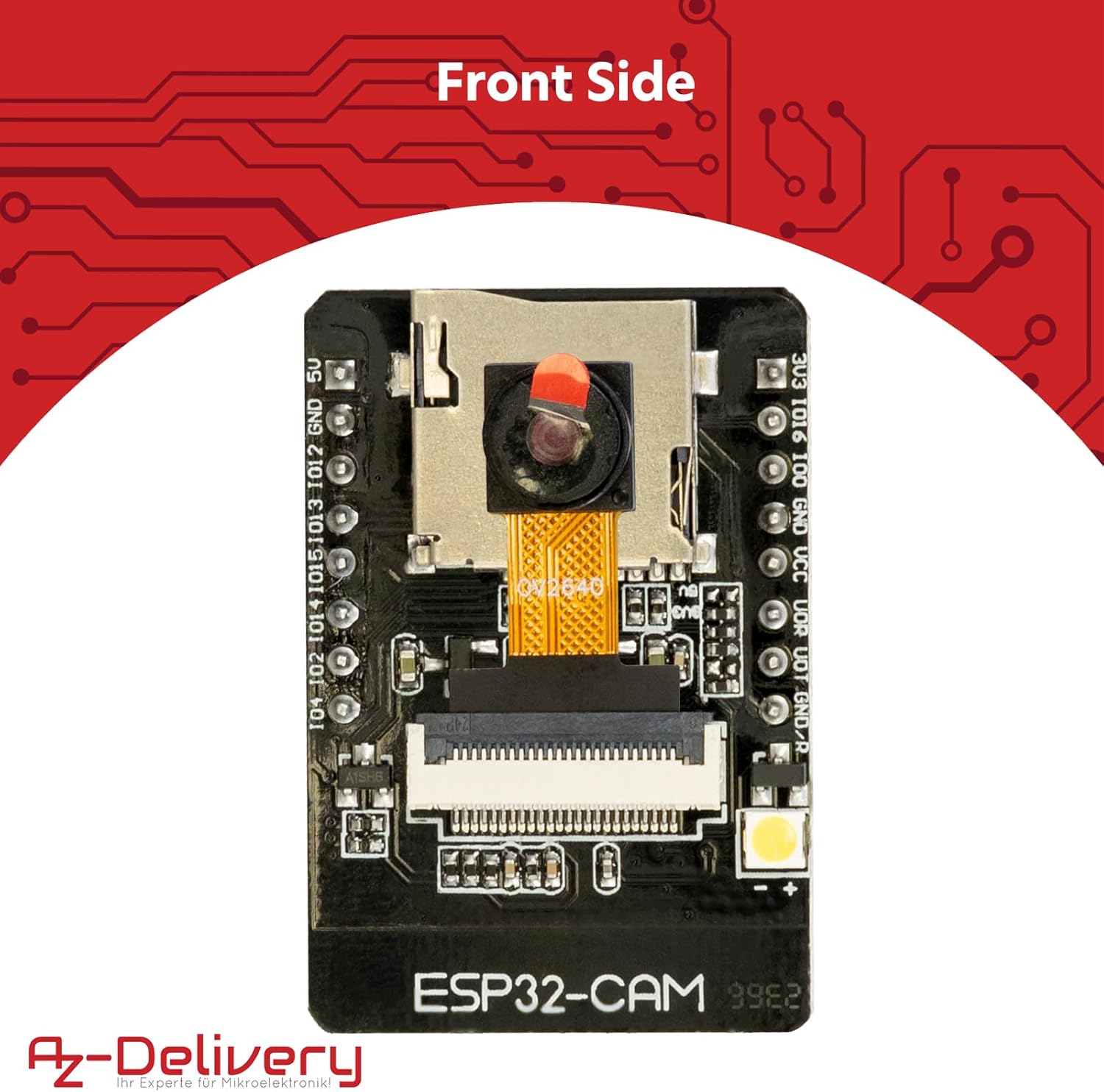 Thumbnail 3 de AZDelivery 3X Module ESP32-CAM (ESP32 WiFi/Bluetooth avec caméra) compatible Arduino