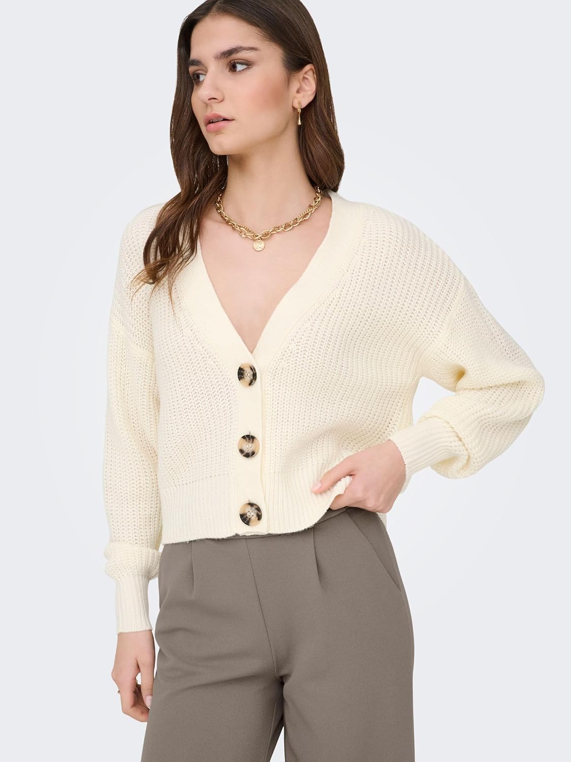 Detalle de JDY Jdyjusty L/S Cardigan Court KNT Noos Cardigan Femme