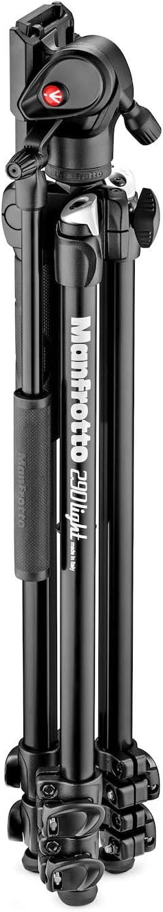 Thumbnail 3 de Manfrotto MK290LTA3-V Kit: Leichtes Stativ mit Video-Fluidkopf in Schwarz