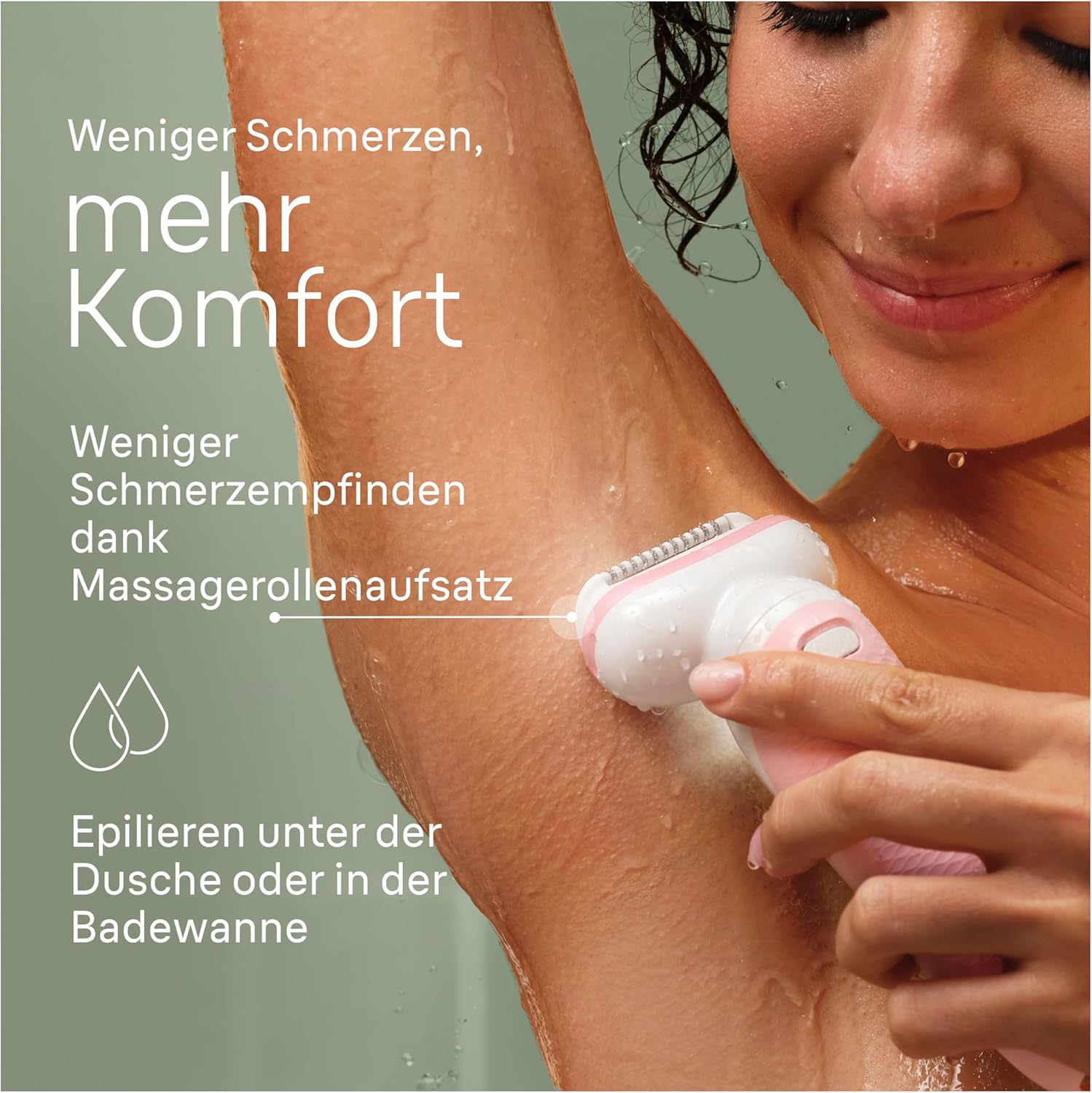 Thumbnail 4 de Braun Silk-épil 9 Epilierer mit schwenkbarem Kopf, 9000 Impulse ⚙