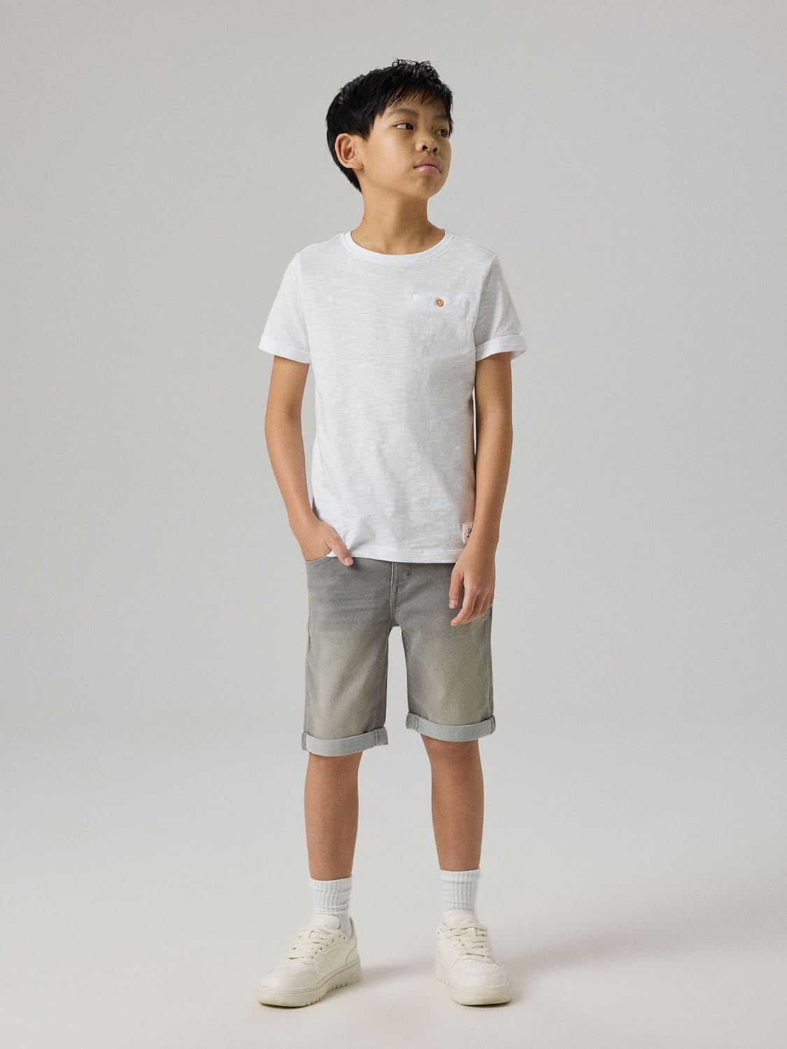 Thumbnail 2 de NAME IT Boy Shorts Slim Fit Long – Jeansshorts mit verstellbarer Taillenweite