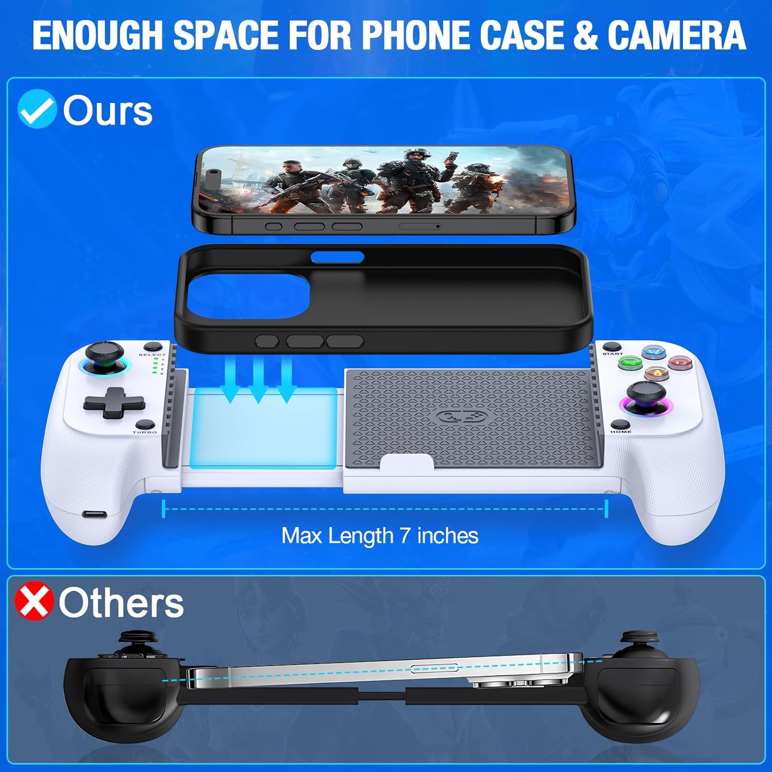 Detalle 1 de Handy-Controller für iPhone/Android mit 600 mAh