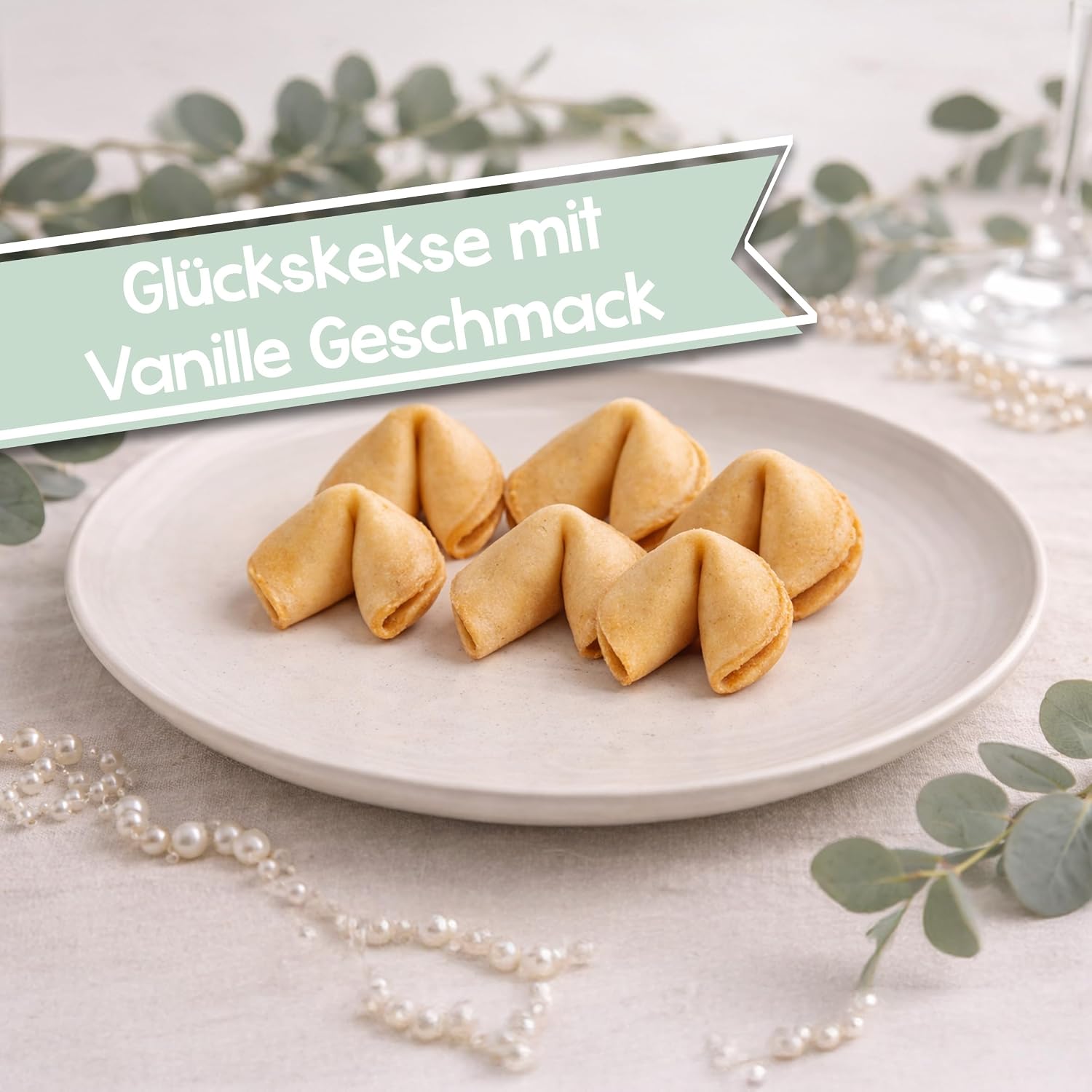 Thumbnail 6 de FOOD crew 60 Glückskekse „Danke“ – vegane Glückskekse in Geschenkbox, einzeln verpackt