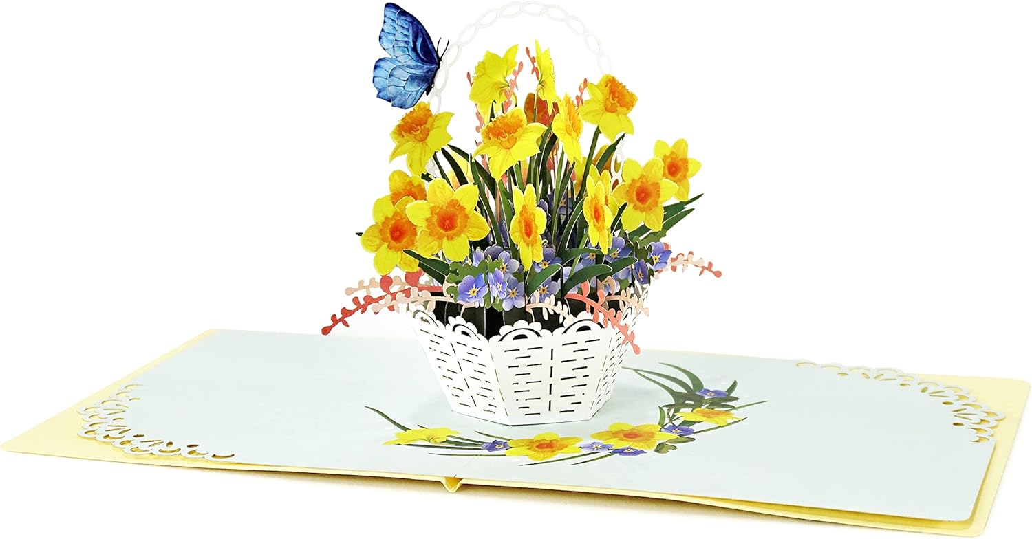 Thumbnail 1 de CUTPOPUP Yellow Daffodils 3D Card