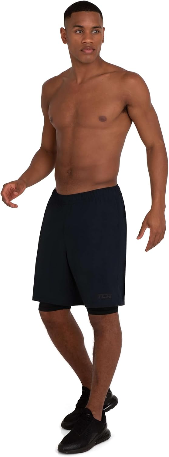 Thumbnail 4 de TCA Ultra Pantaloncini Uomo Sportivi 2 in 1 con Tasche a Zip: comfort e performance