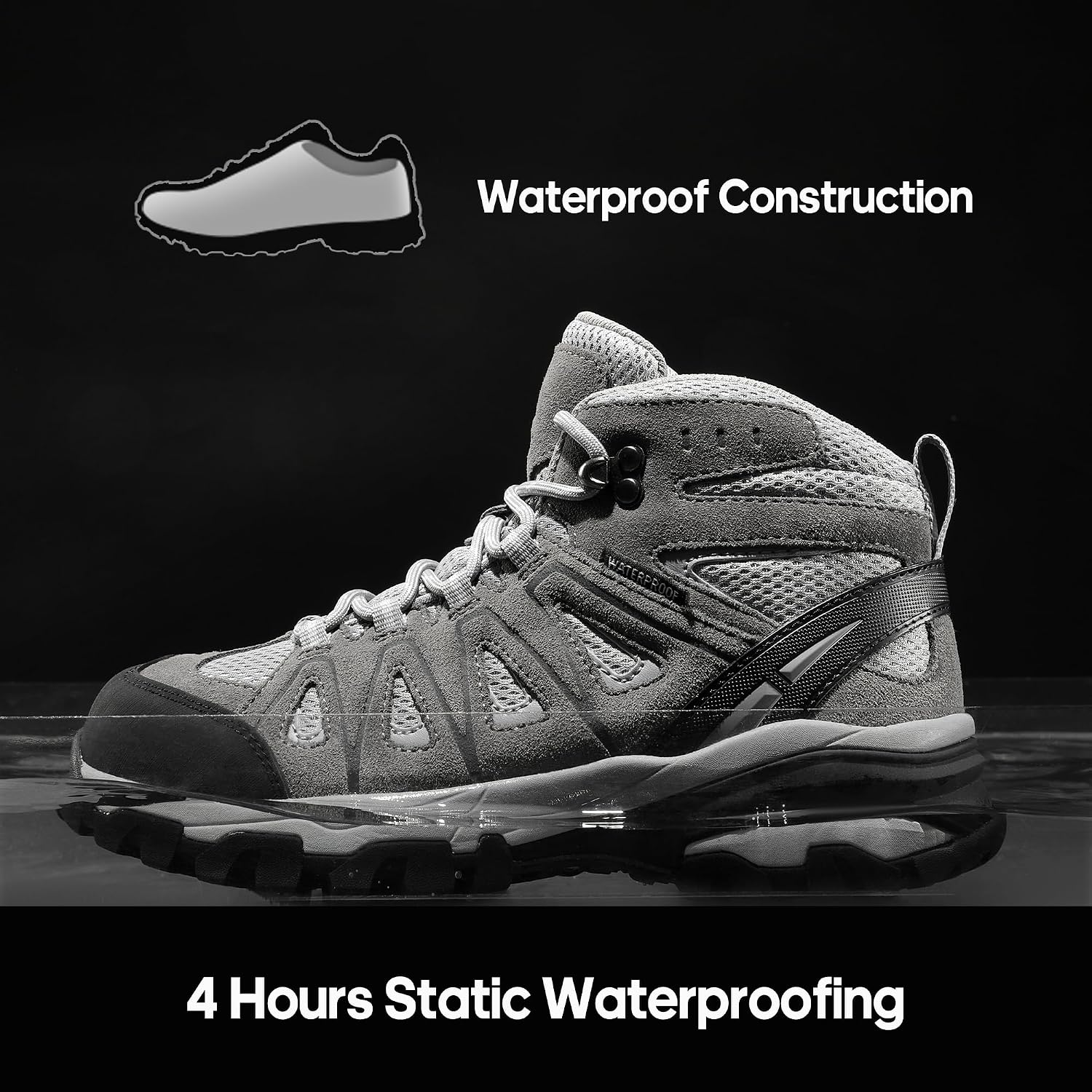 Detalle 2 de NORTIV 8 Women's Waterproof Hiking Boots
