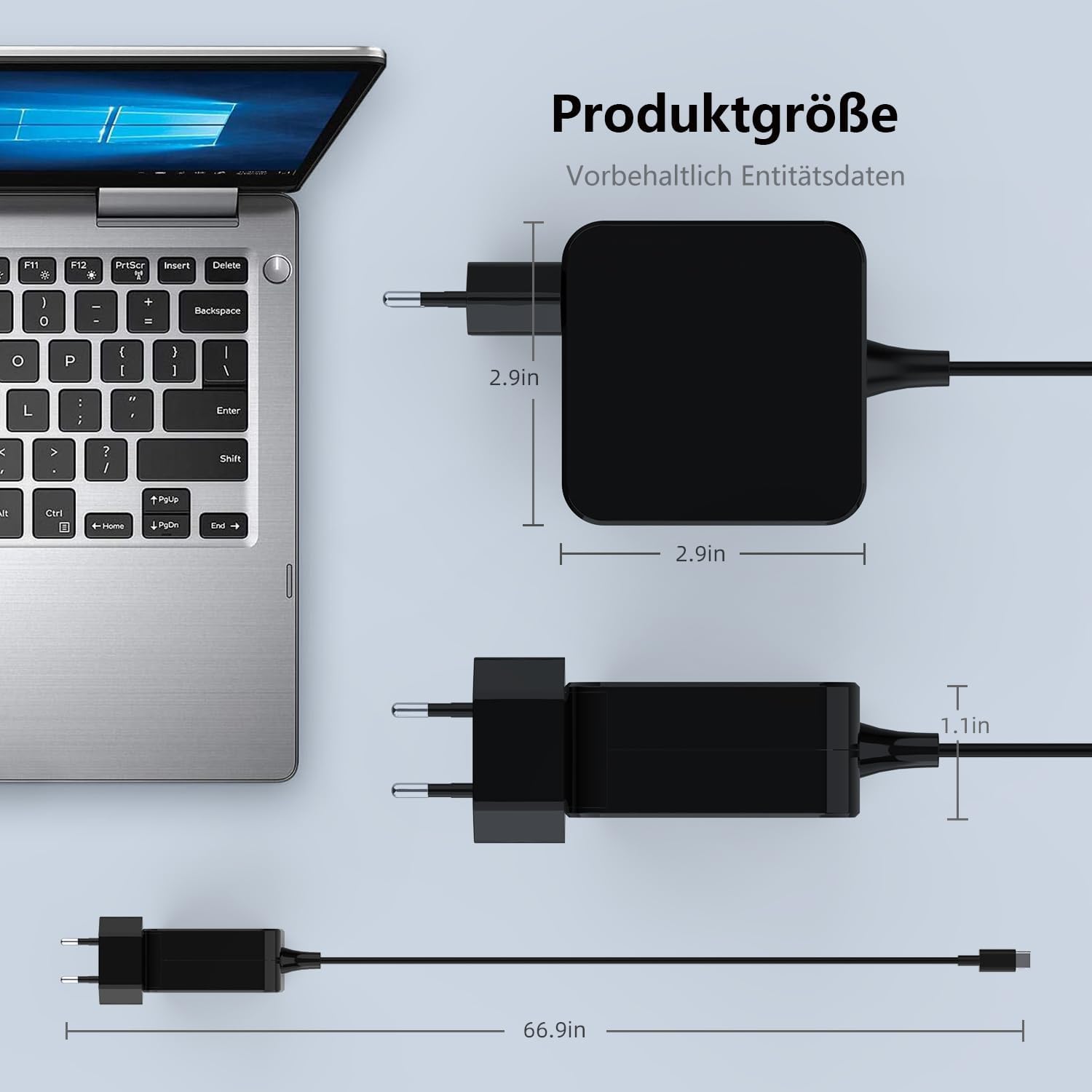 Thumbnail 6 de USB C Ladegerät 65W Laptop Netzteil