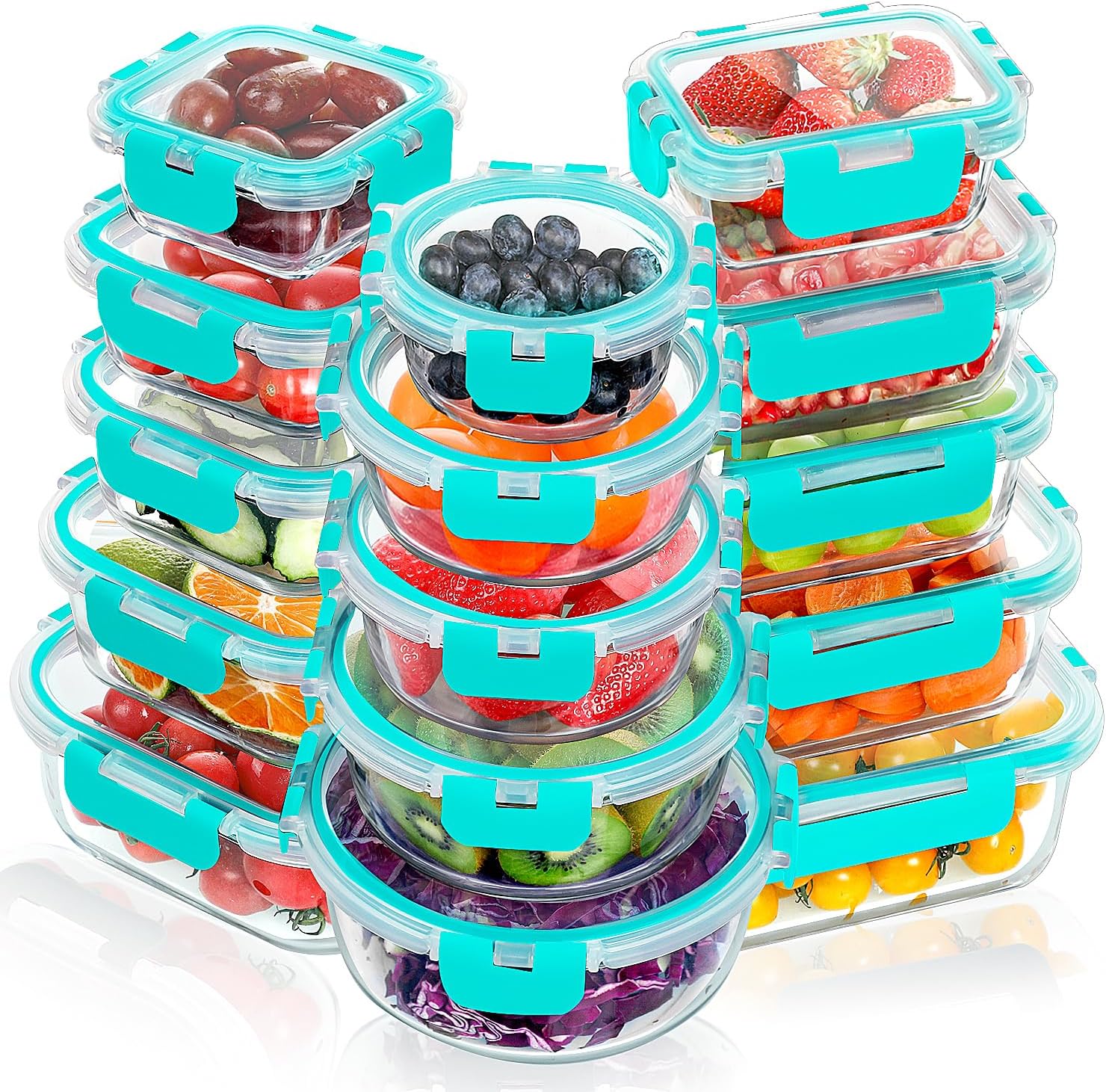 Thumbnail 6 de VERONES Glass Food Containers 12-pack 🍱
