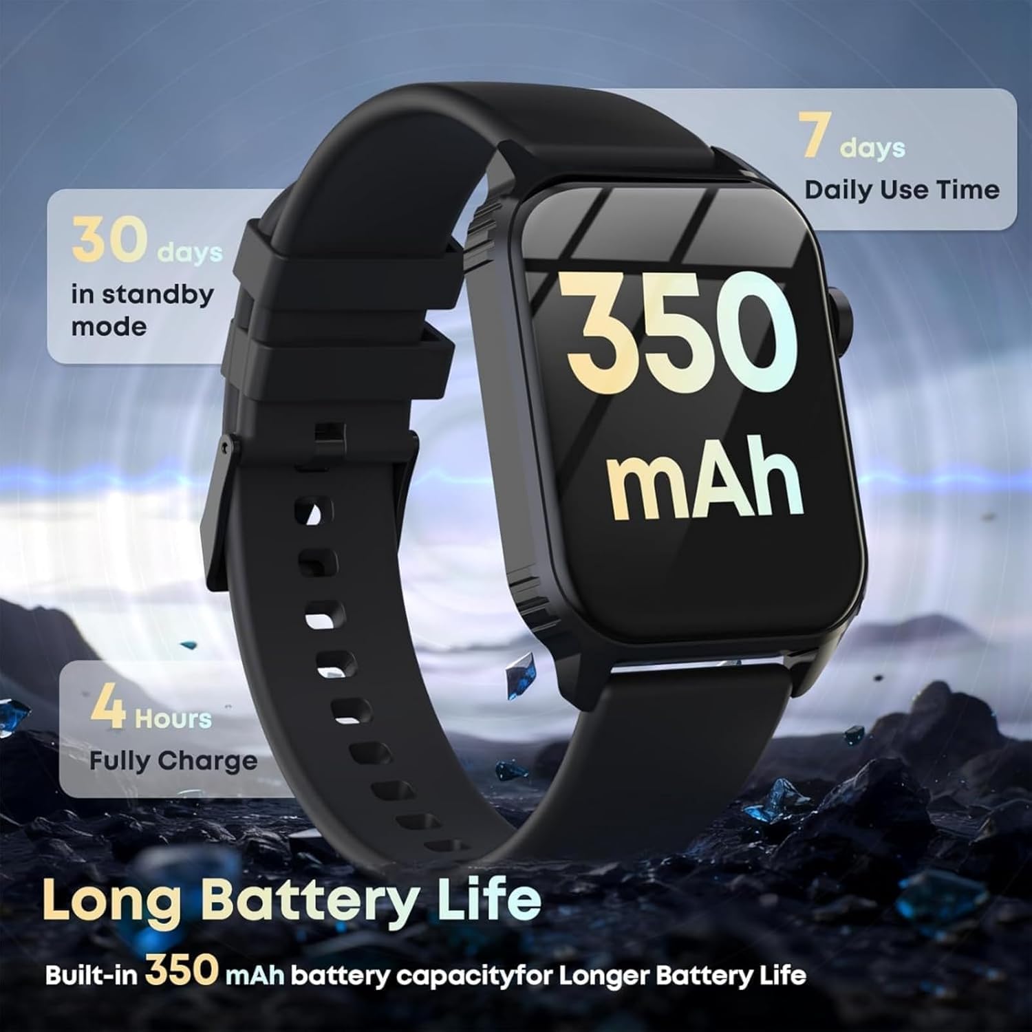 Thumbnail 5 de TRAUSI TG08 Smart Watch for Women & Men (1.83-inch HD, 120 sports modes, IP67)