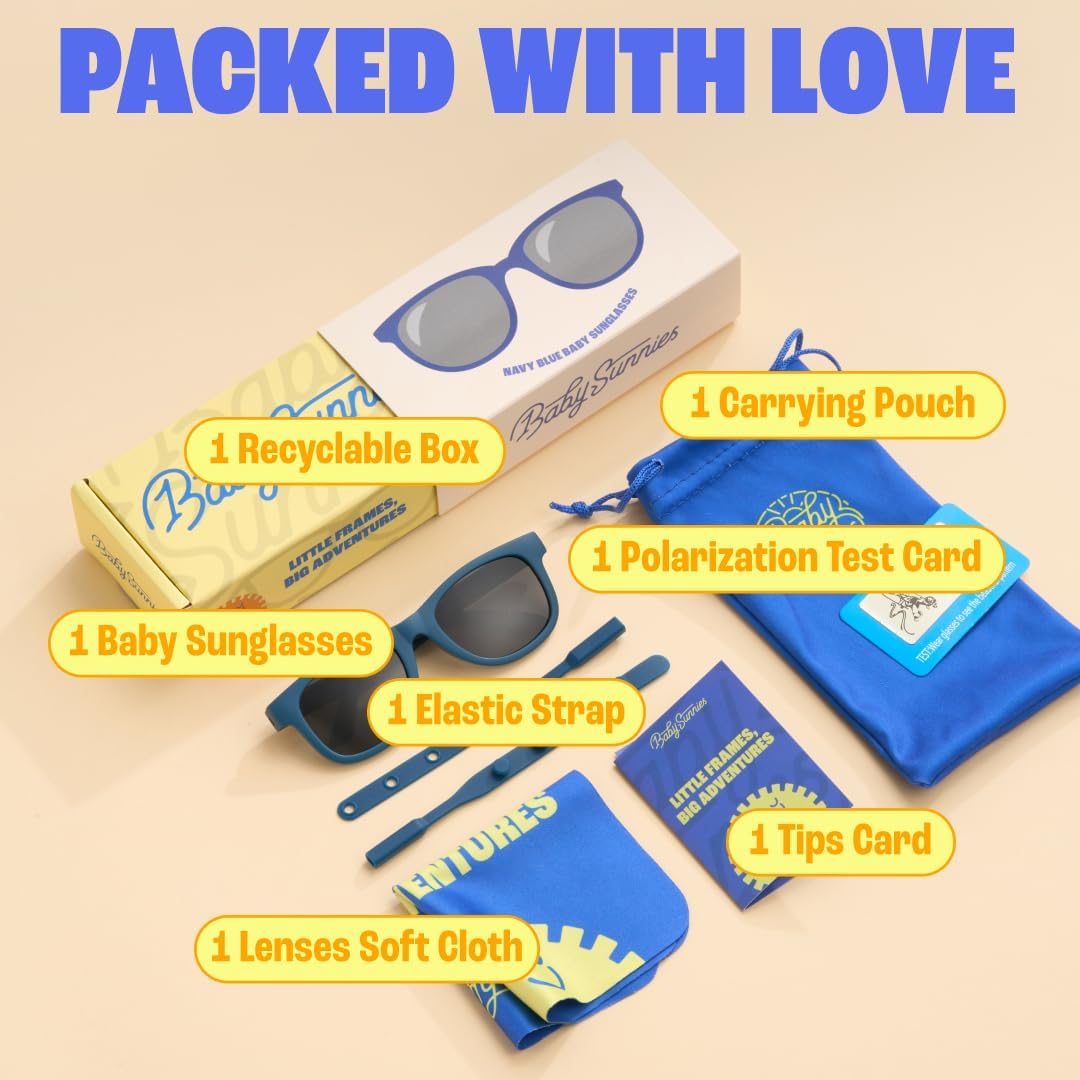 Thumbnail 6 de BABY SUNNIES Occhiali da sole polarizzati per bimbi 0-24 mesi con protezione UV e cinturino regolabile