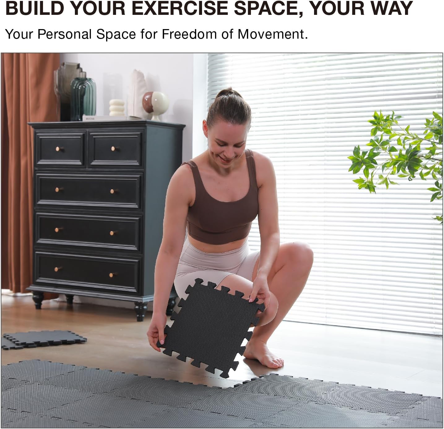 Detalle 2 de AIRHOP 18-Tile Gym Floor Mat ⚙