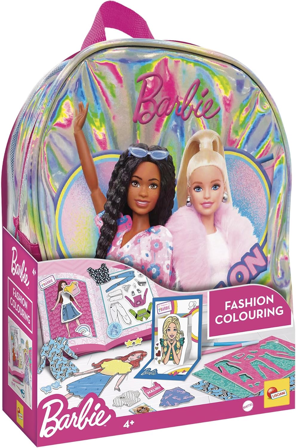 Detalle de BARBIE Colouring Backpack Creative Kit — a screen-free arts set for 4+
