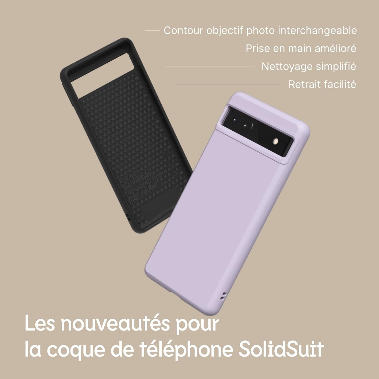 Thumbnail 4 de RhinoShield SolidSuit pour Pixel 6a – coque fine matte à absorption des chocs
