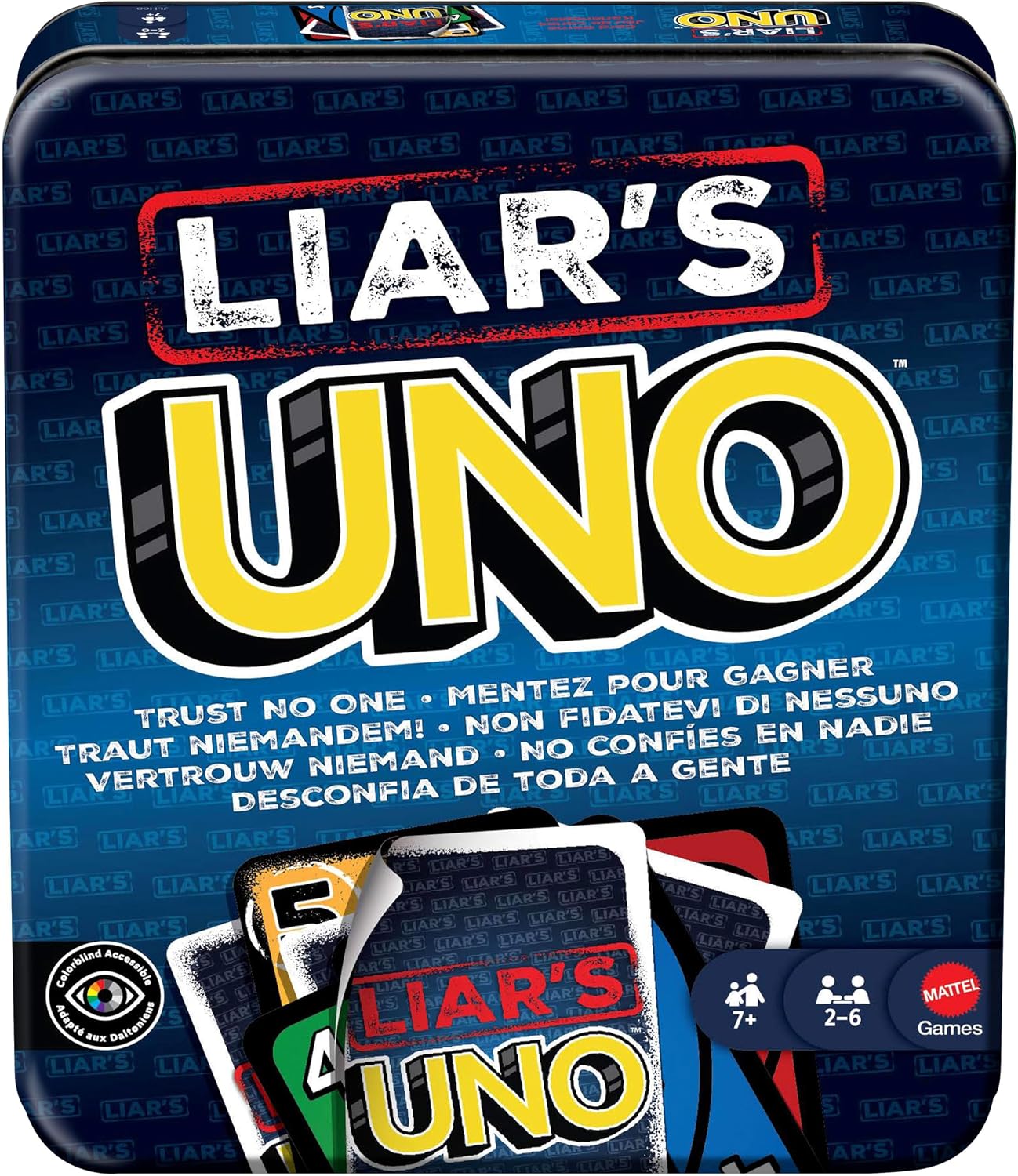 Detalle de Mattel Games Liar's UNO gioco di carte 7+ 🎲