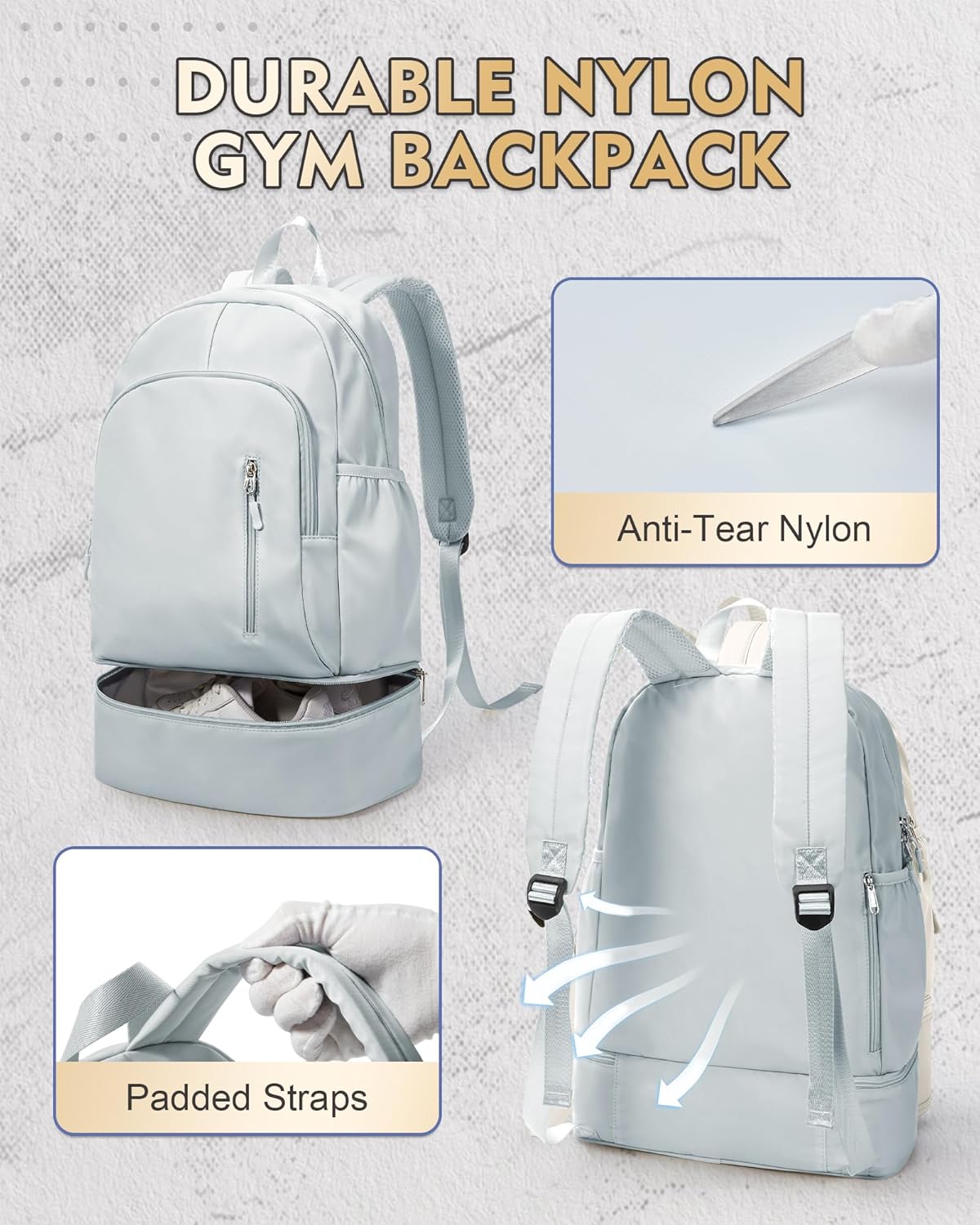Thumbnail 3 de VENATIN Gym Backpack for Women and Men