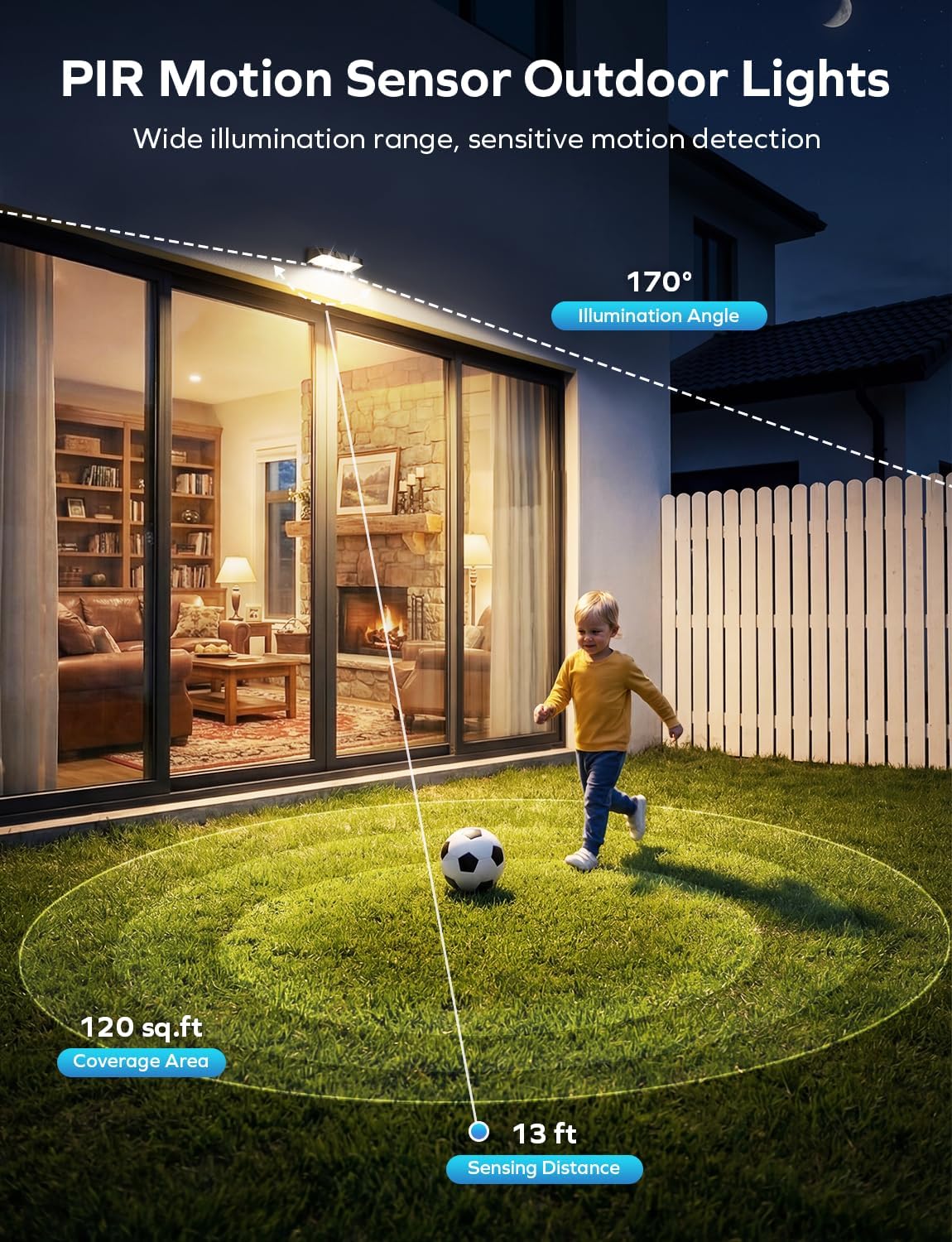 Detalle de nibuuecer Solar Lights Outdoor Garden (8 Pack) — Warm White 3000K, IP65, 3 Modes Motion Sensor