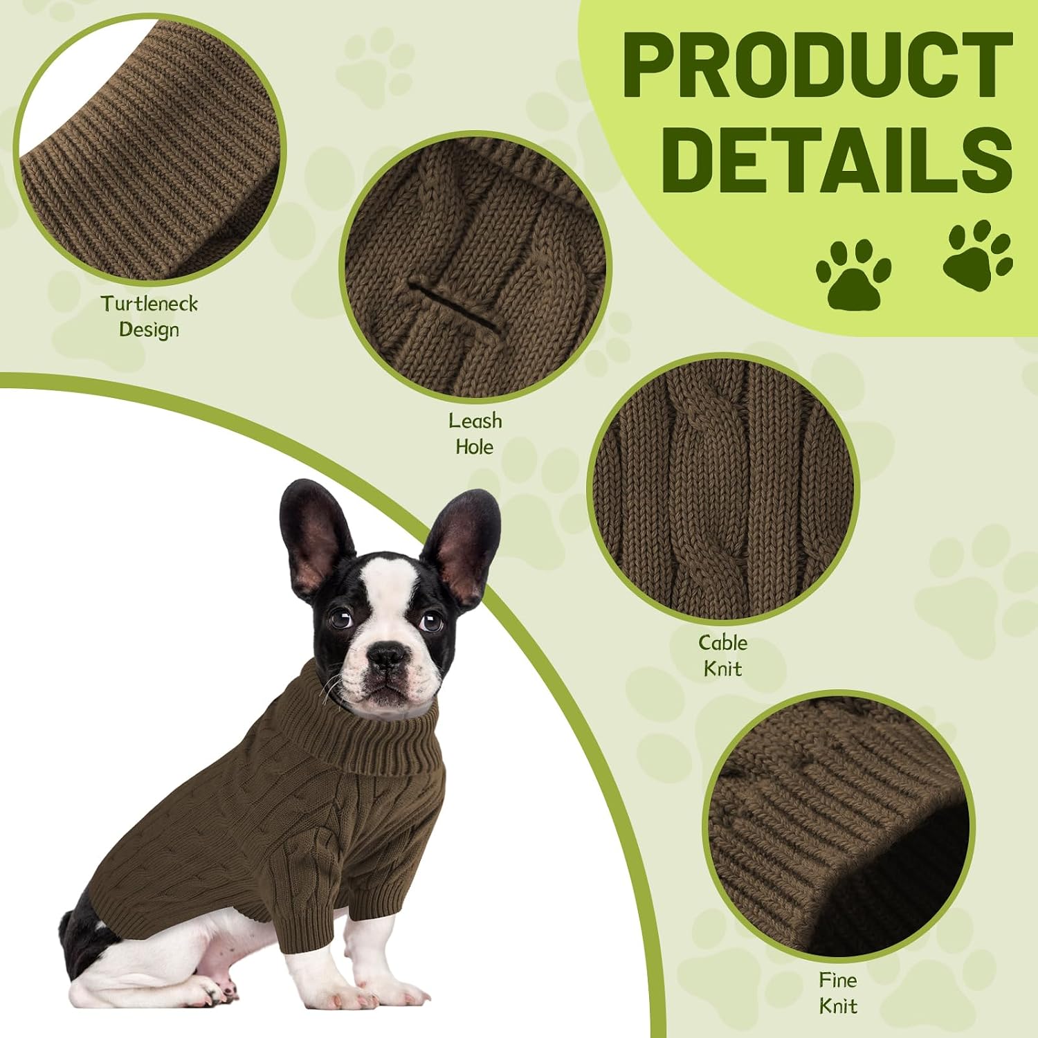 Detalle de Dog Sweater, Medium