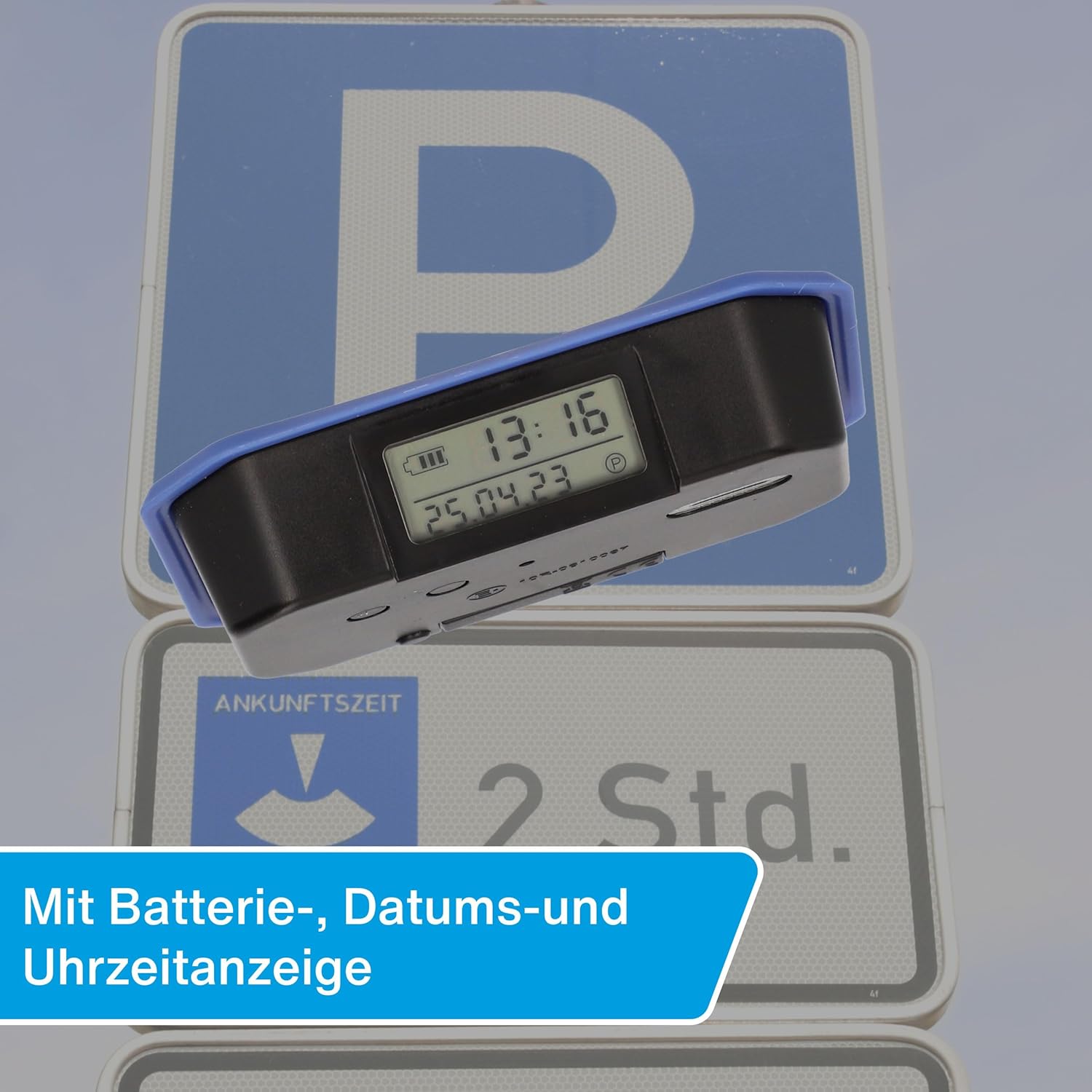 Thumbnail 5 de cartrend Digitale Parkuhr fürs Auto – elektronische Parkscheibe mit KBA-Zulassung und automatischer Ankunftszeit
