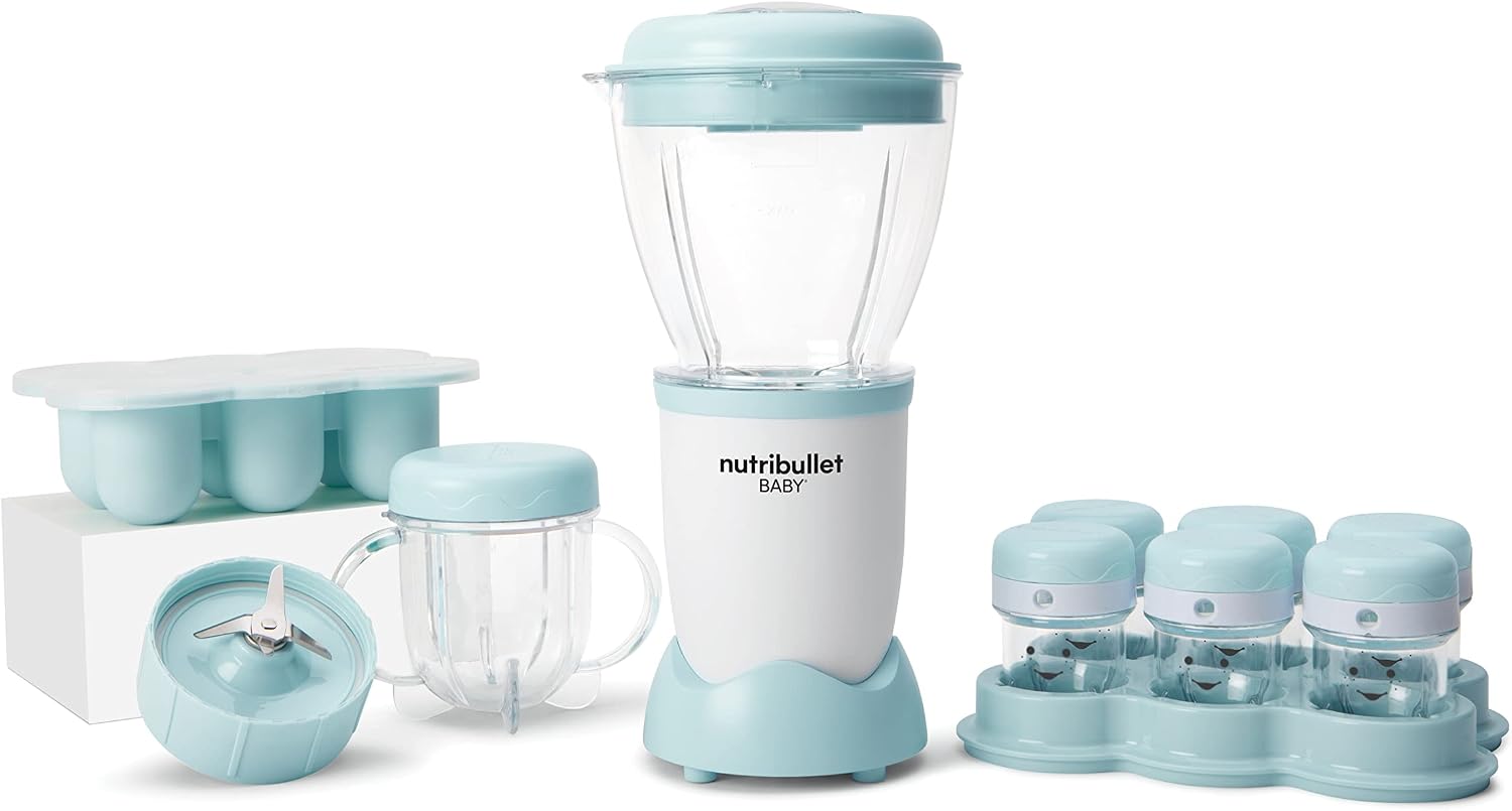 Detalle 2 de nutribullet Baby NBY100 frullatore elettrico per bimbi con bicchieri senza BPA e accessori