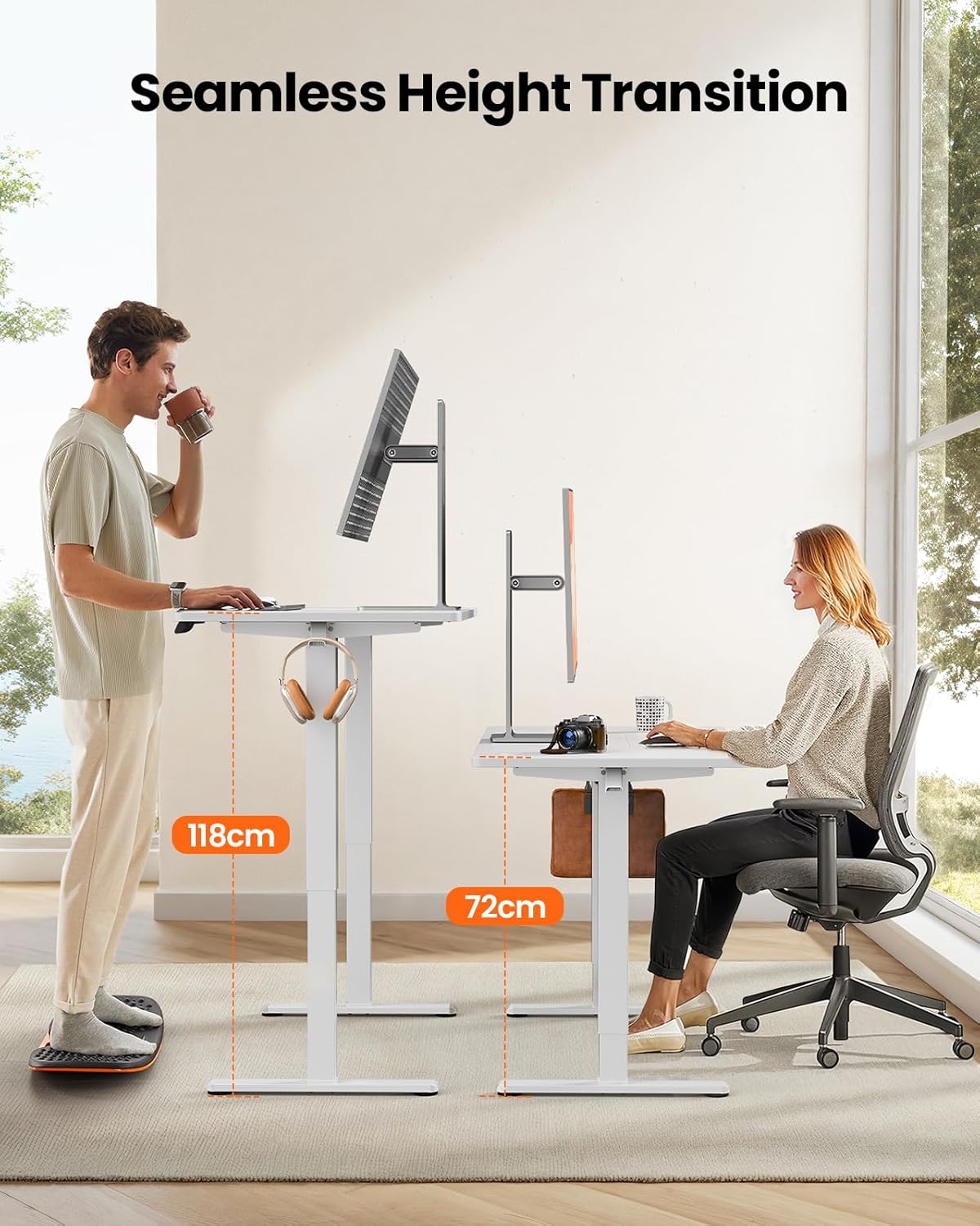 Thumbnail 2 de ErGear Electric Standing Desk 120×60 cm