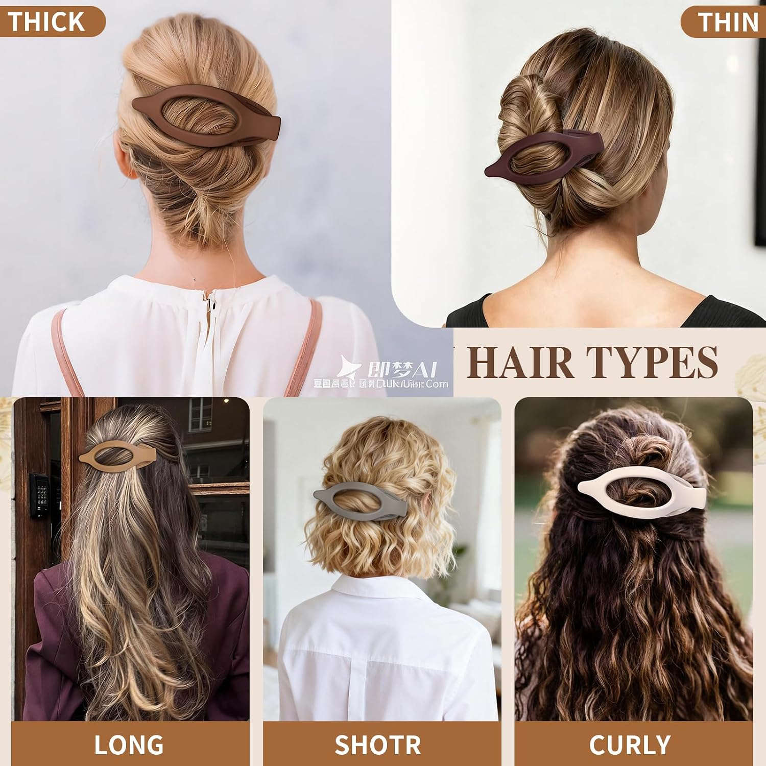 Thumbnail 6 de Sisiaipu Flat Hair Clips, 4.6-Inch