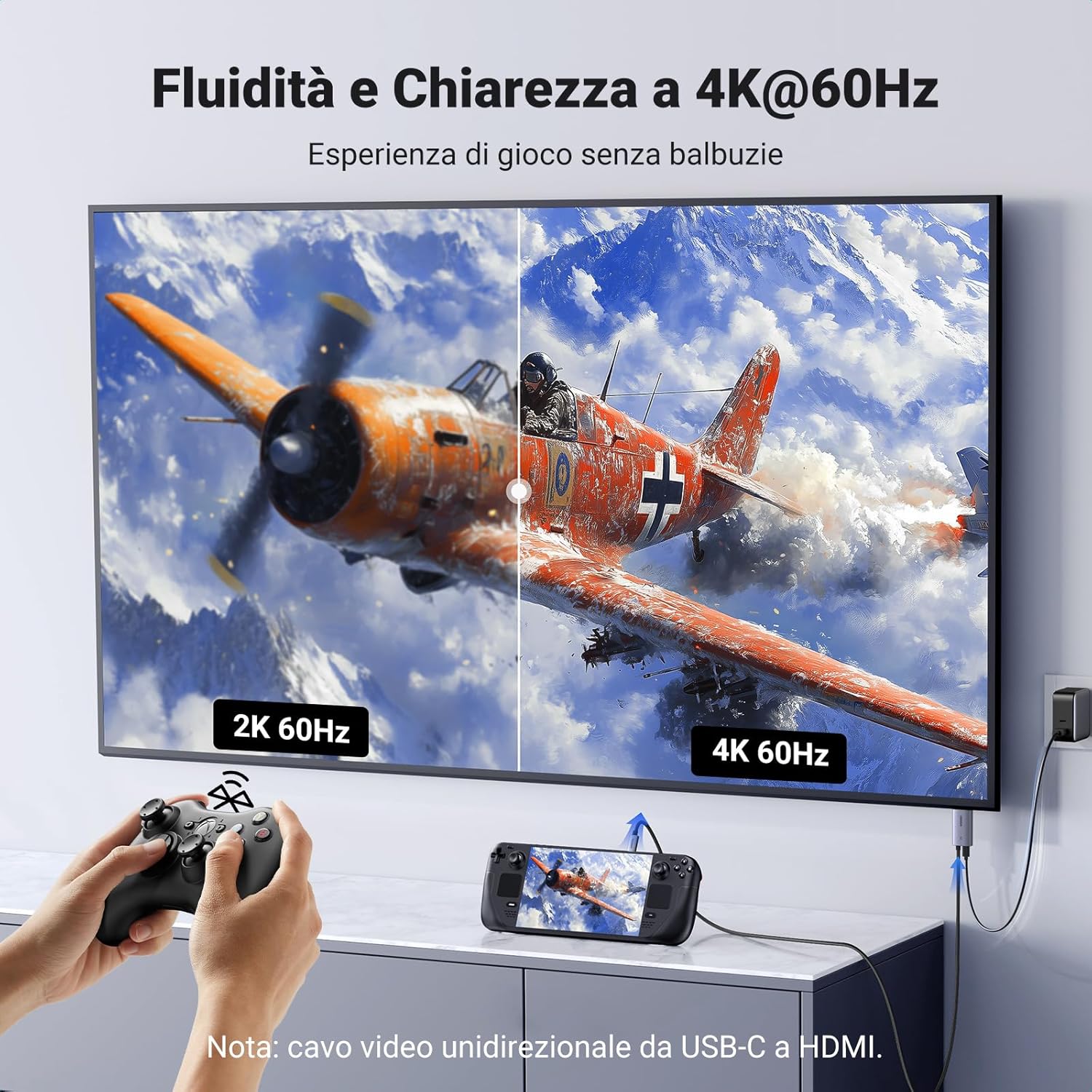 Thumbnail 1 de UGREEN Cavo USB C a HDMI 100W PD 4K 60Hz