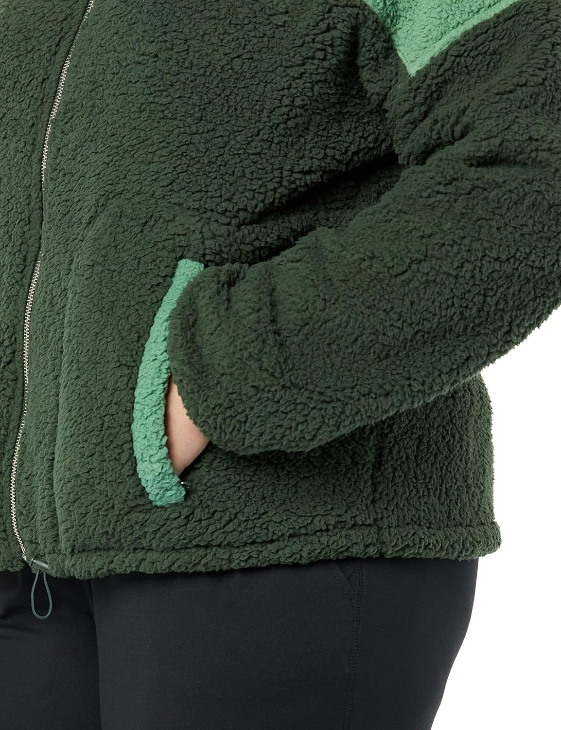 Thumbnail 4 de Amazon Essentials Damen Sherpa-Fleecejacke mit Reißverschluss und Stehkragen – normale Passform für Alltag & Winter-Lagen