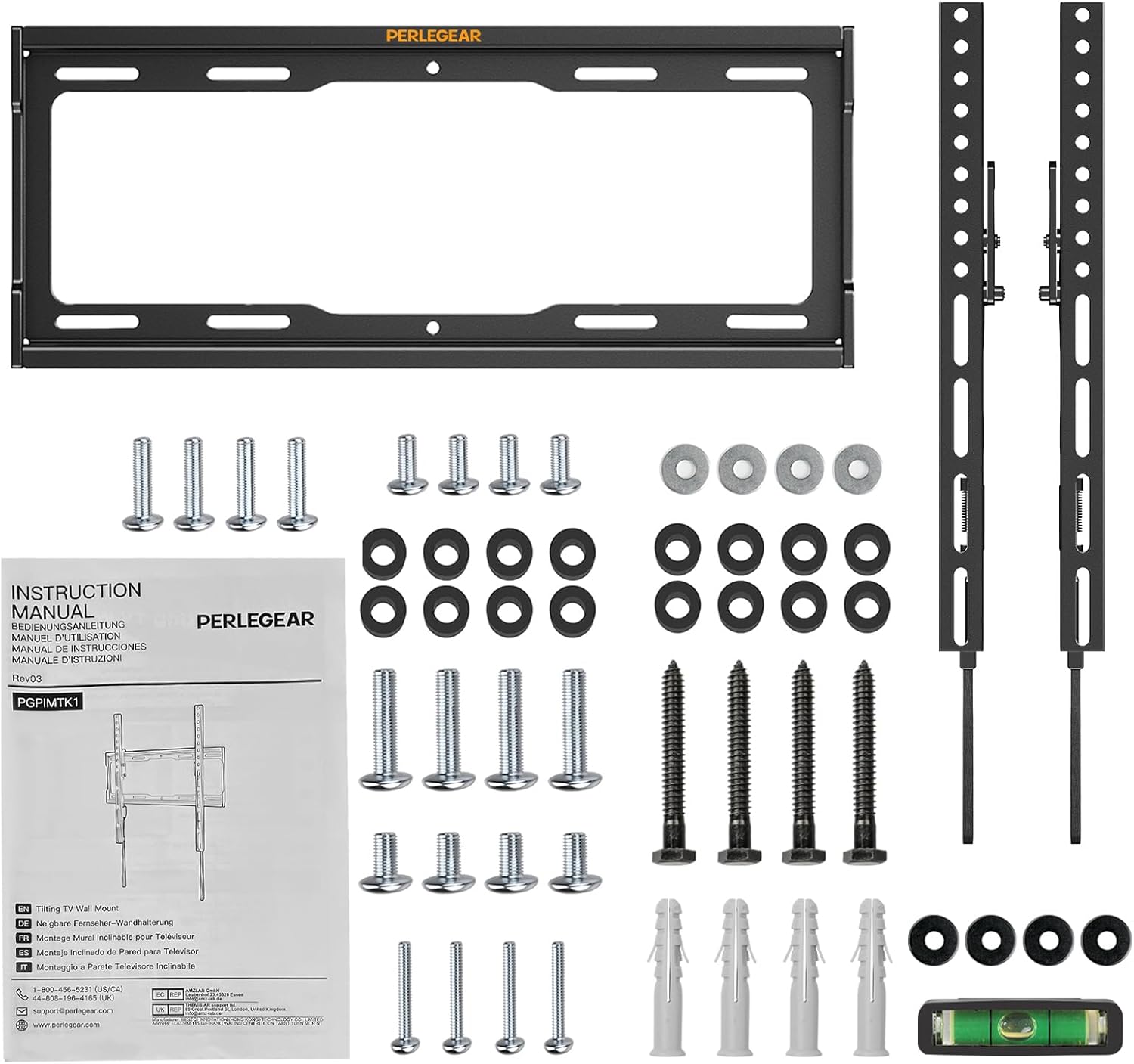 Thumbnail 6 de Perlegear Soporte TV 26-65" inclinable 45 kg