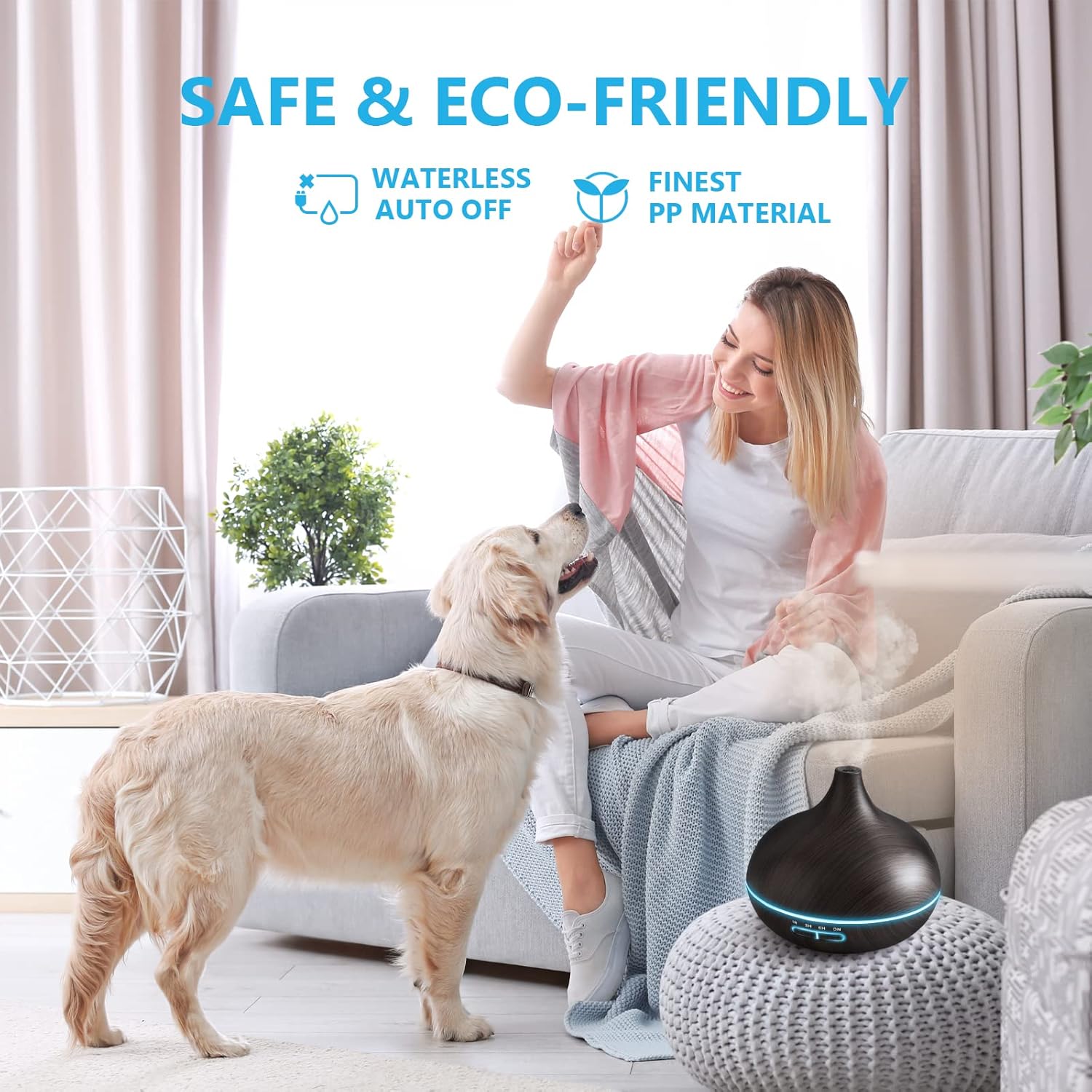 Thumbnail 6 de Ultrasonic Diffuser 550ml with Remote ⚙