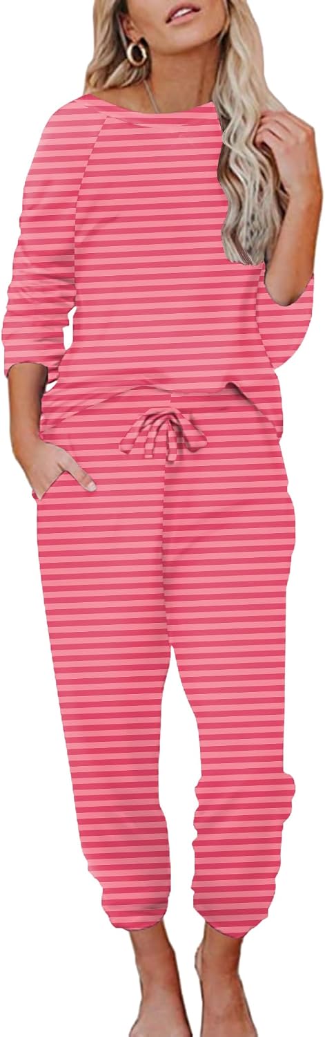 Detalle de Ekouaer Women's Pajama Set, Rayon Blend