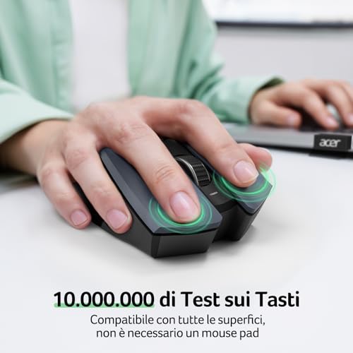 Thumbnail 5 de Acer Mouse Wireless Ergonomico 1600 DPI Regolabile: Comfort, autonomia e praticità