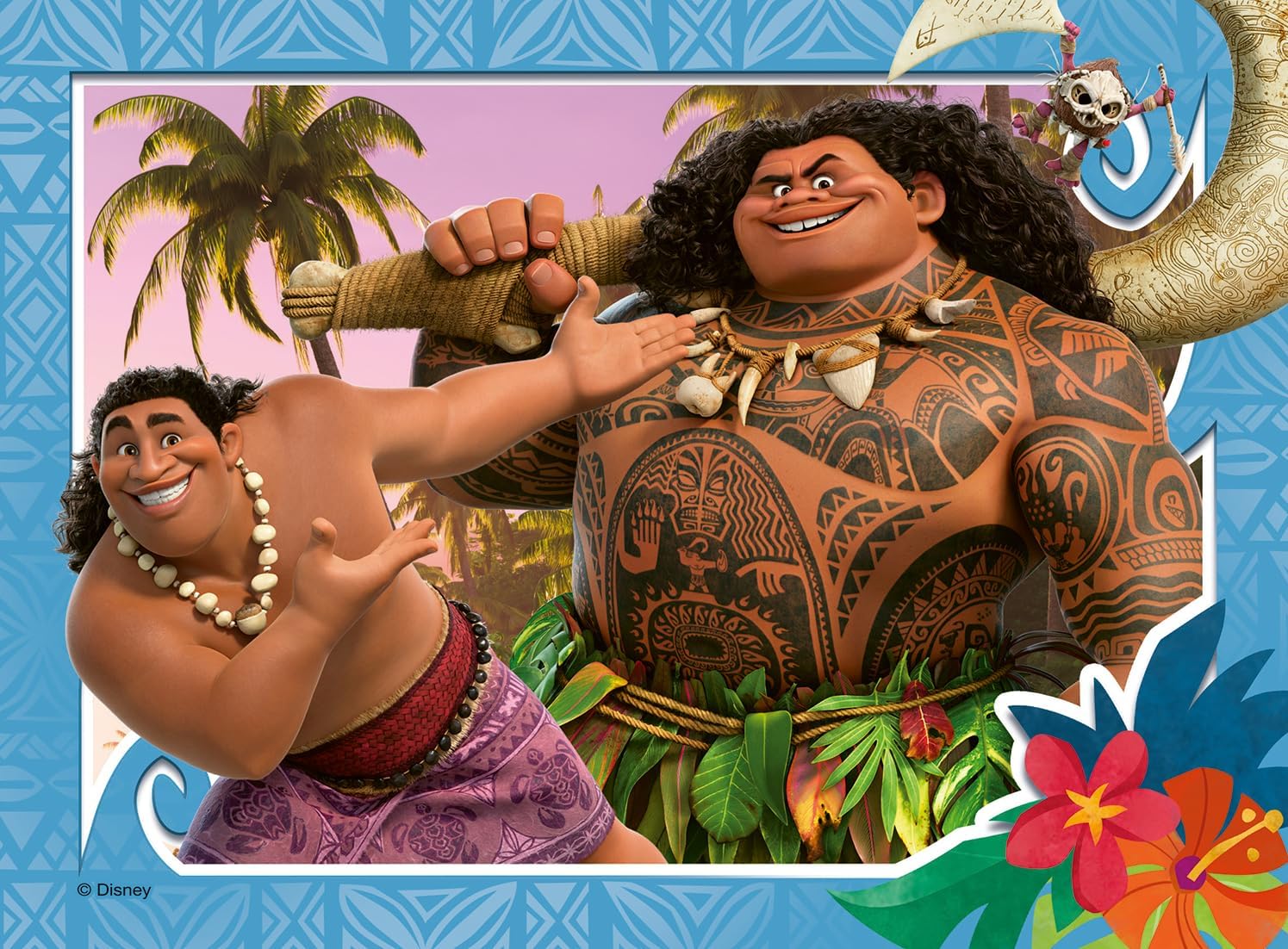 Detalle de Ravensburger Puzzle Disney Vaiana 4 en 1 19x14 cm