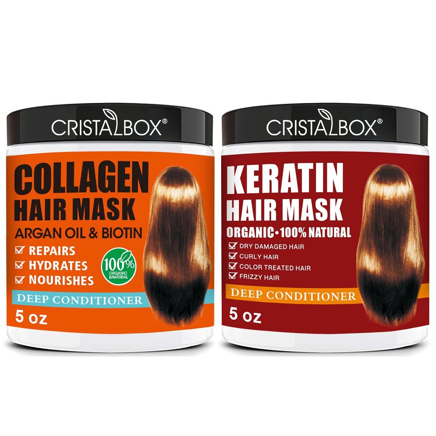 Keratin Hair Mask 2 Pack Treatment