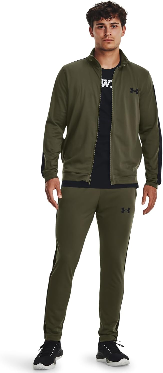 Detalle de Under Armour Ua Knit Track Suit per uomo – Marine Od Green, taglia L