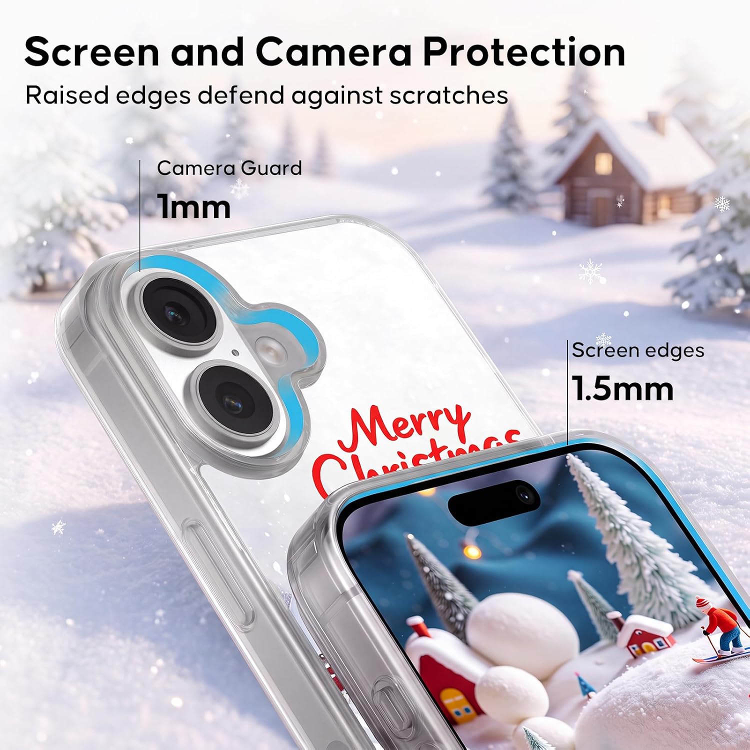 Detalle de ILFINDYOU Red Truck iPhone 16 Case with Raised Camera Protection